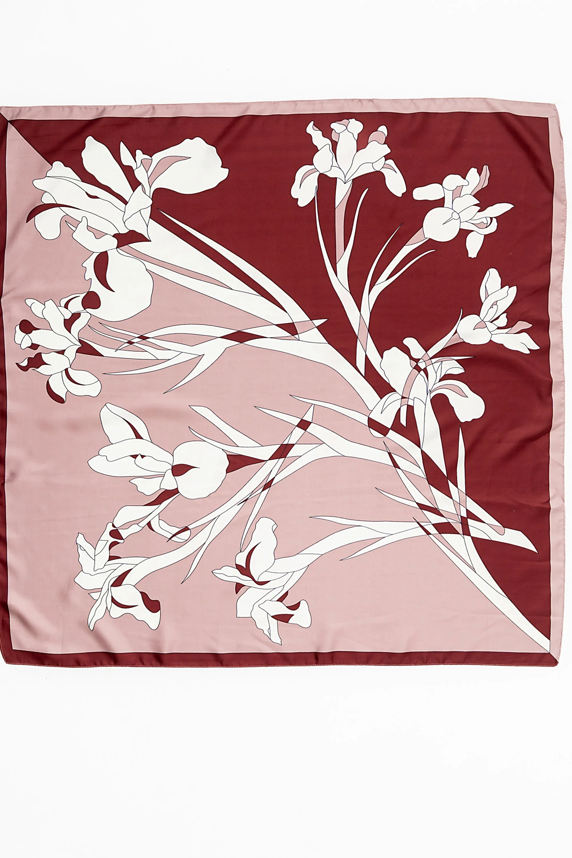 Giana Bandana Scarf in Pink sold by bohme