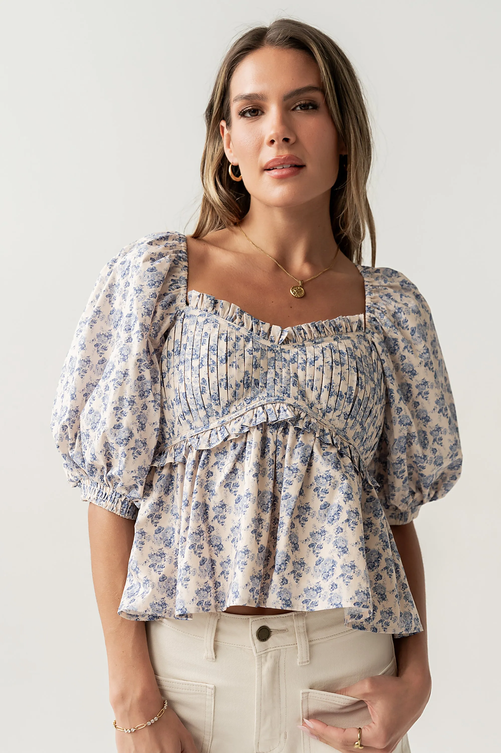 Andrea Peplum Blouse sold by bohme product image thumbnail 5