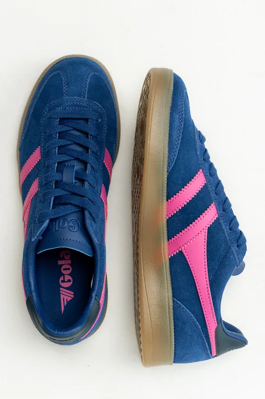 Gola Viper Leather Sneakers in Blue made by bohme