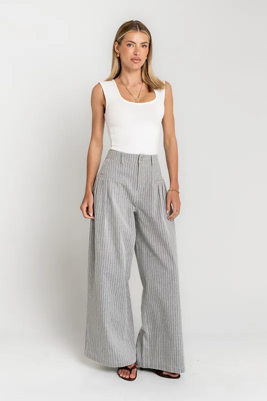 Anna Tank Top in White made by bohme