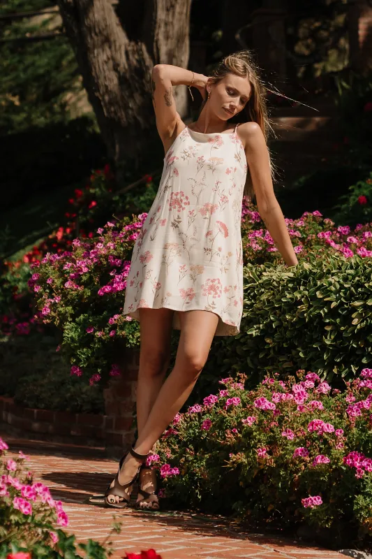 Moxie Floral Mini Dress made by bohme