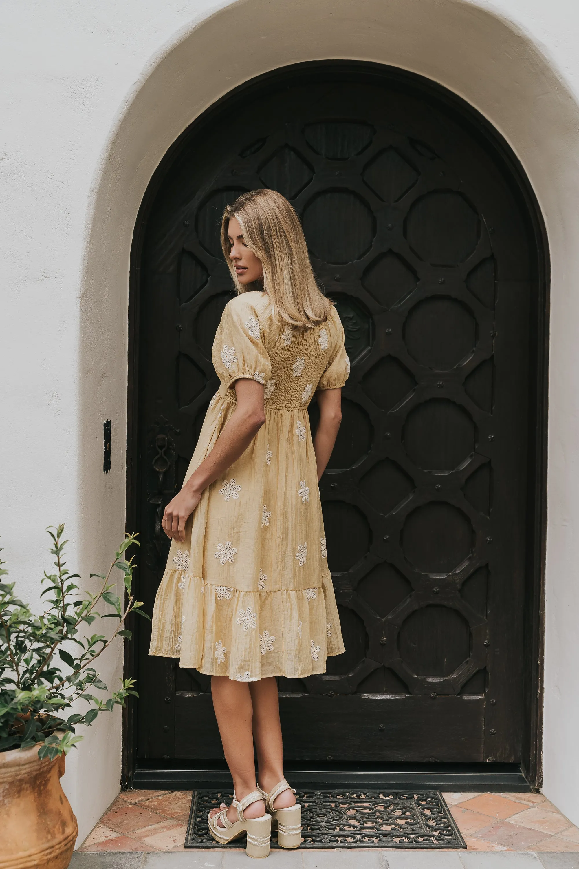 Shannon Floral Embroidered Dress - FINAL SALE sold by bohme product image thumbnail 3
