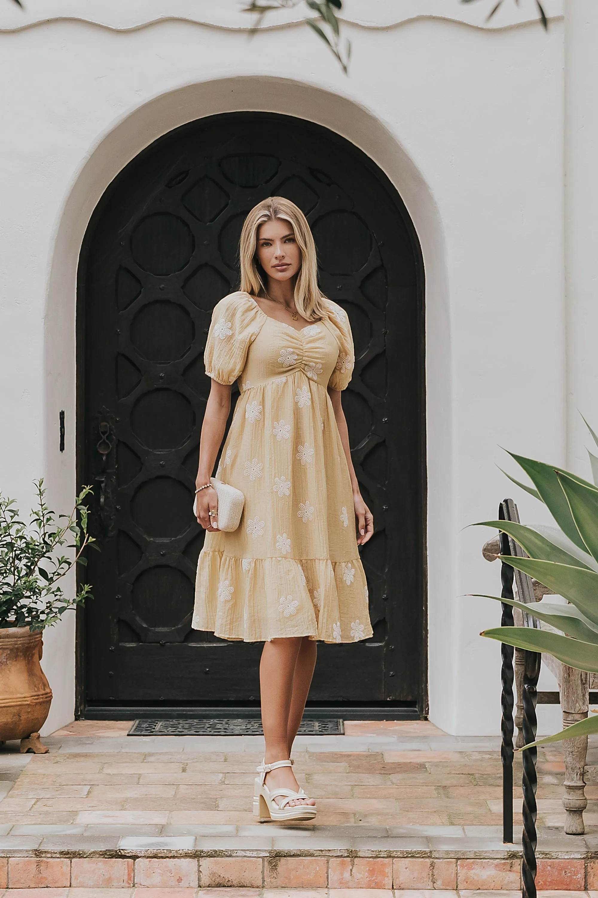 Shannon Floral Embroidered Dress - FINAL SALE sold by bohme product image thumbnail 2