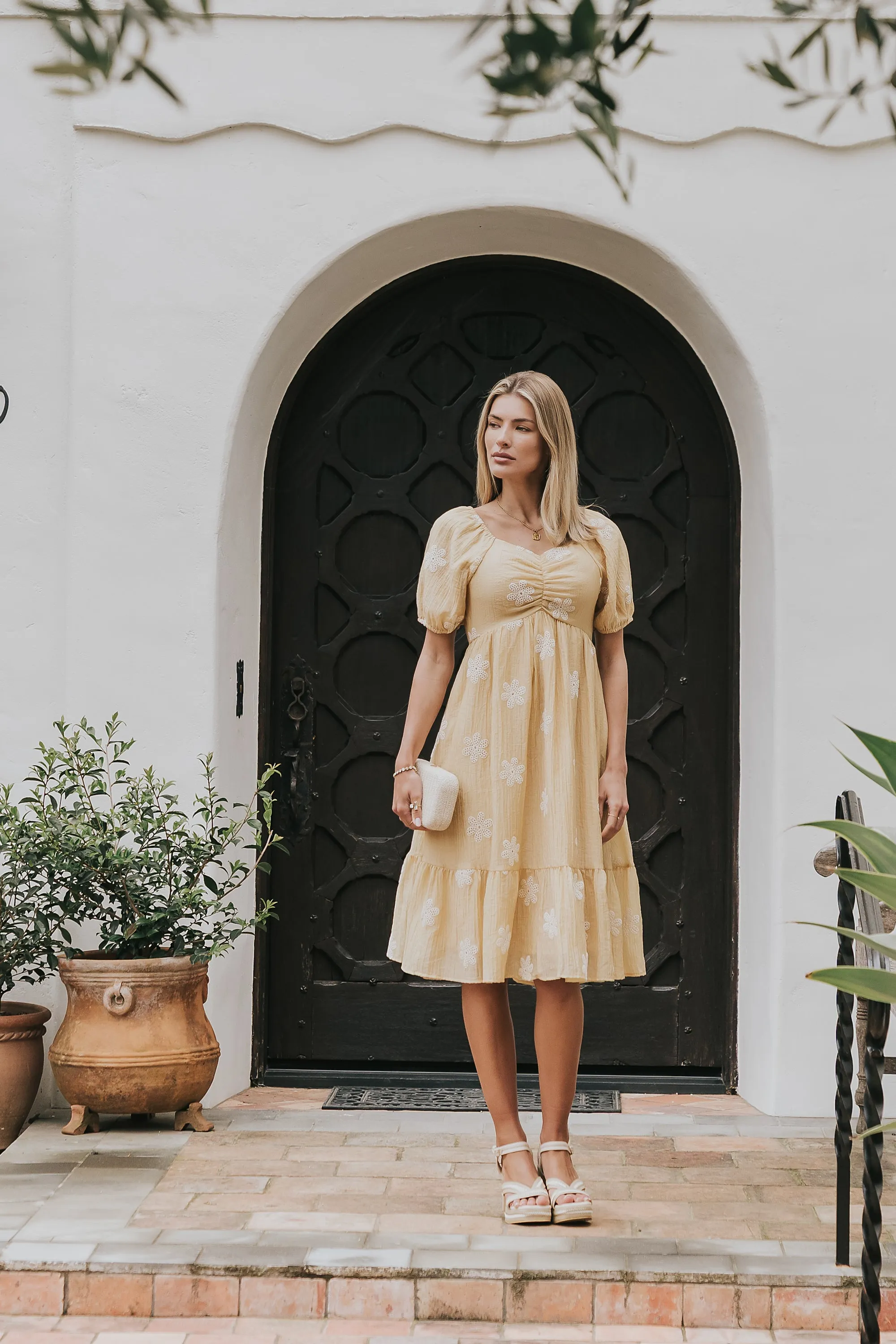 Shannon Floral Embroidered Dress - FINAL SALE sold by bohme product image thumbnail 5