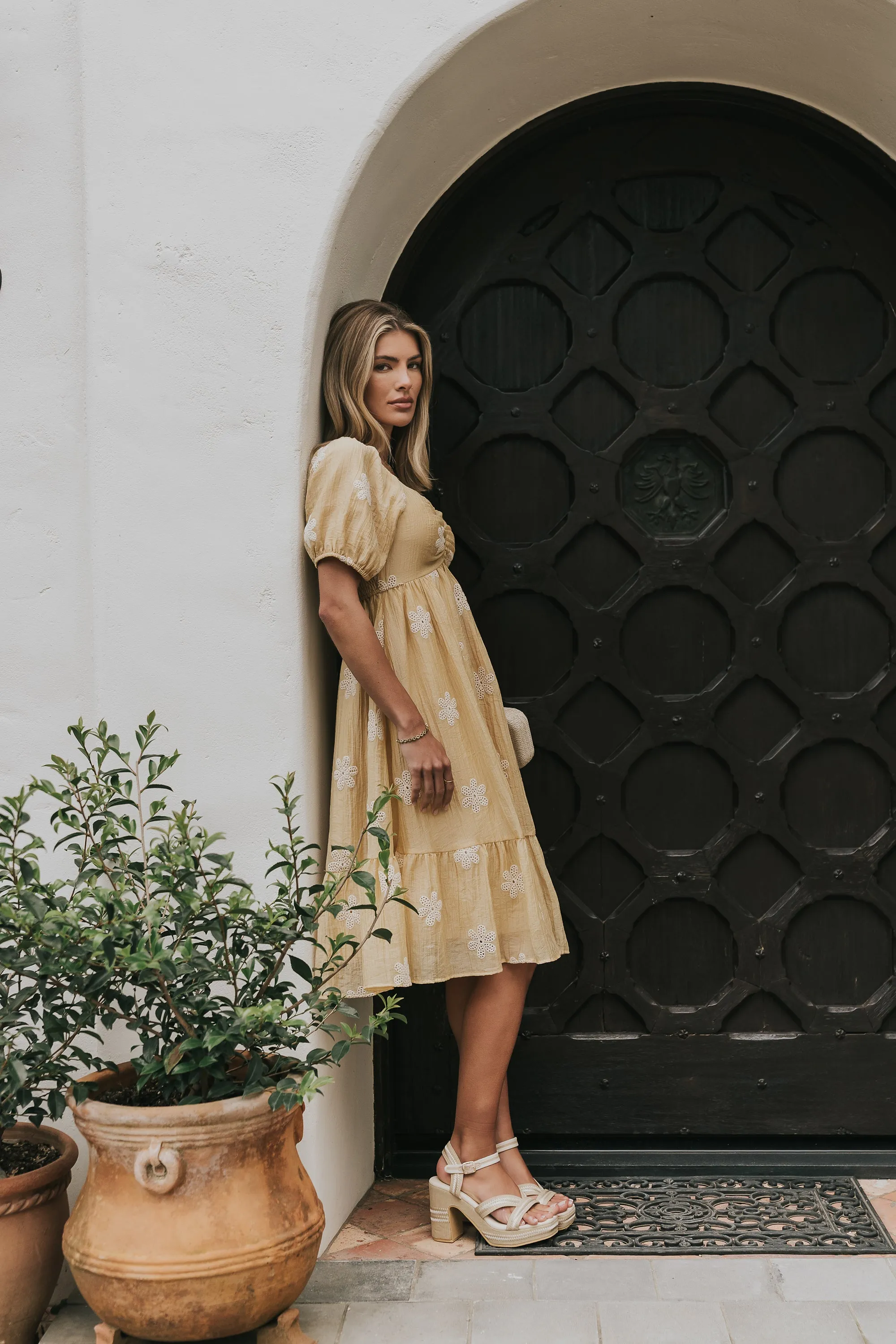 Shannon Floral Embroidered Dress - FINAL SALE sold by bohme product image thumbnail 4