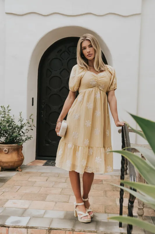 Shannon Floral Embroidered Dress - FINAL SALE made by bohme