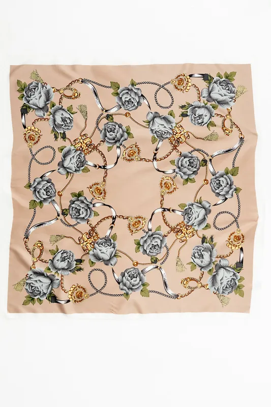 Trisha Floral Bandana Scarf made by bohme
