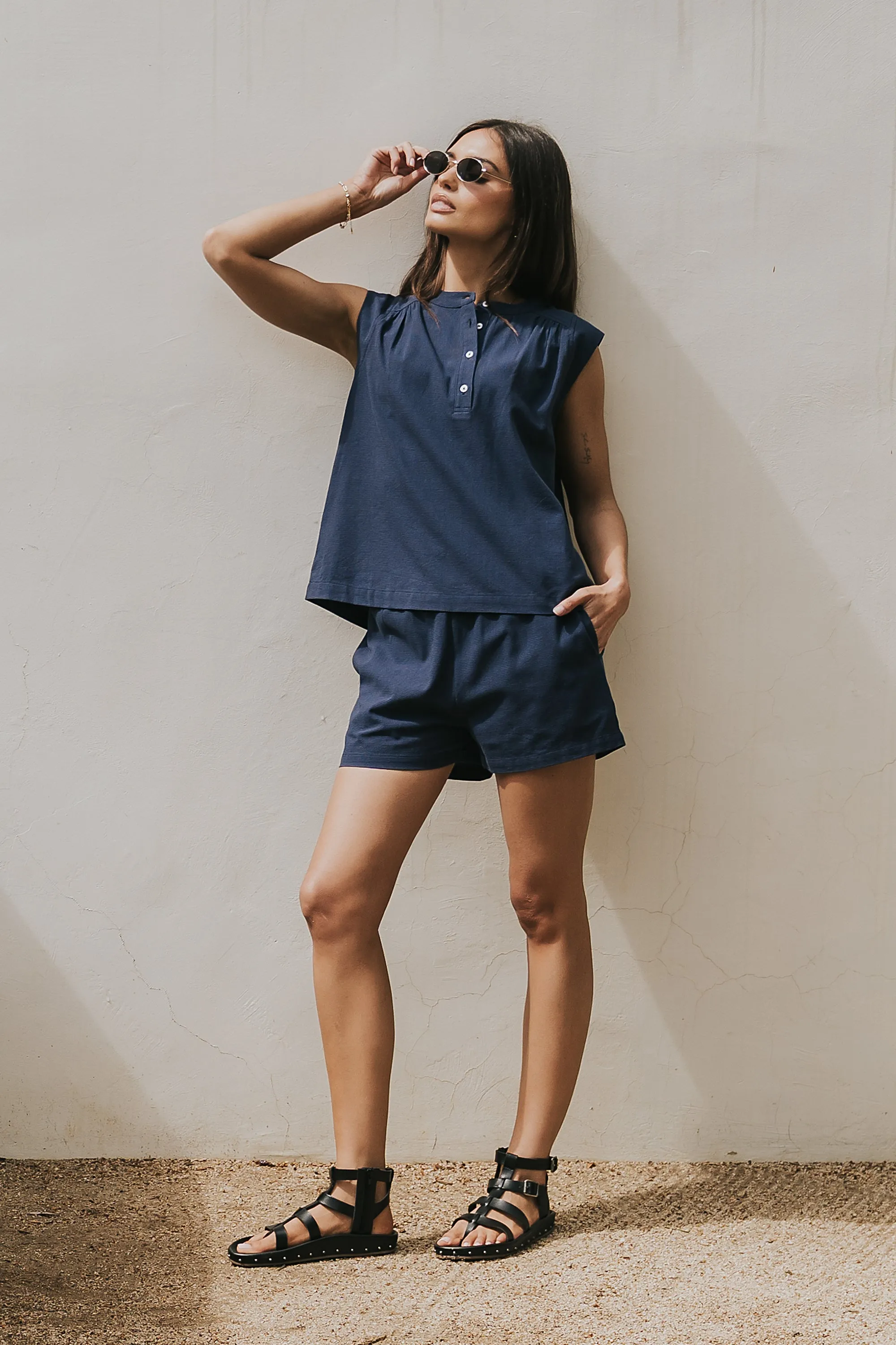 Harley Shorts in Navy - FINAL SALE sold by bohme product image thumbnail 3