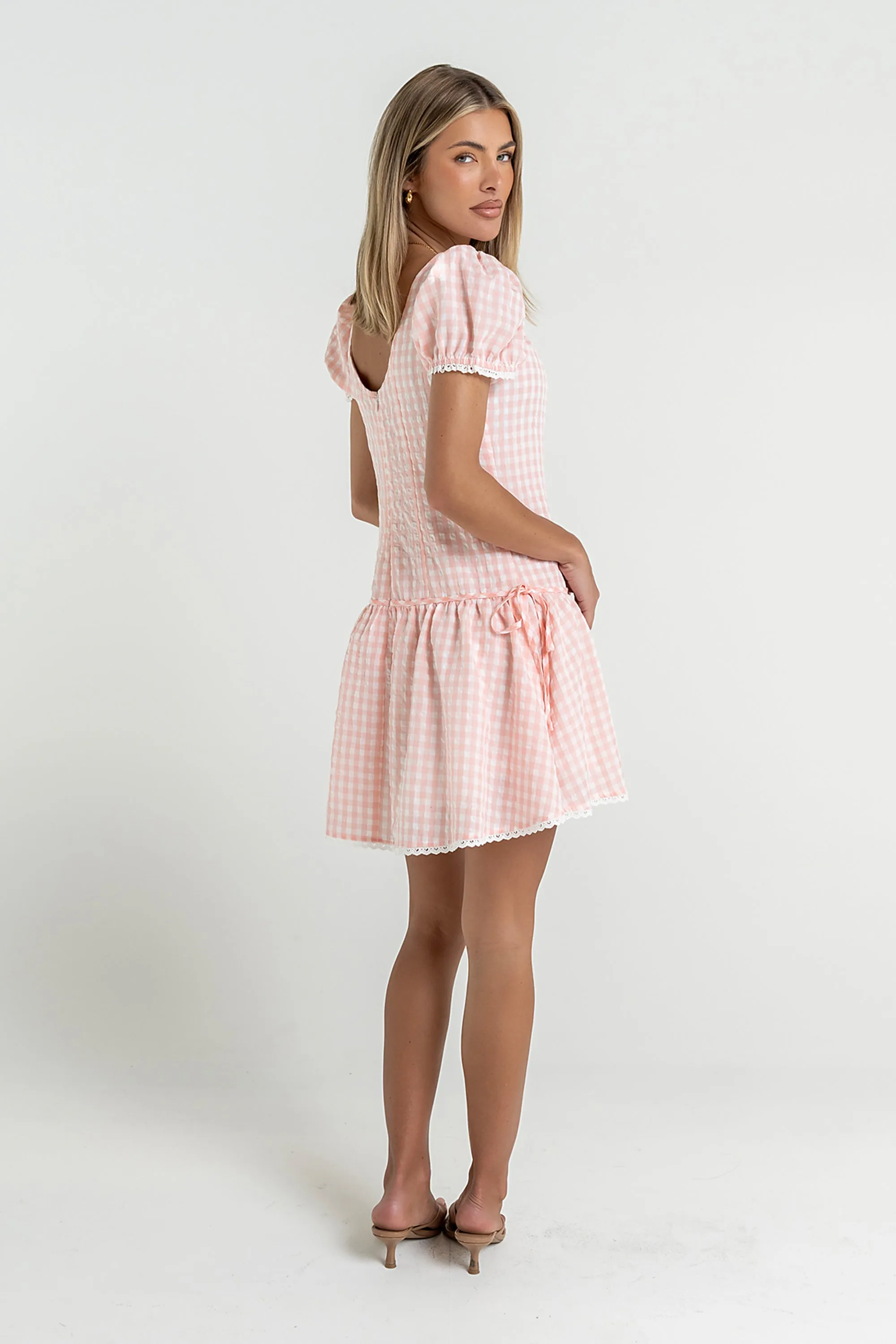 Chance Gingham Mini Dress - FINAL SALE sold by bohme product image thumbnail 5