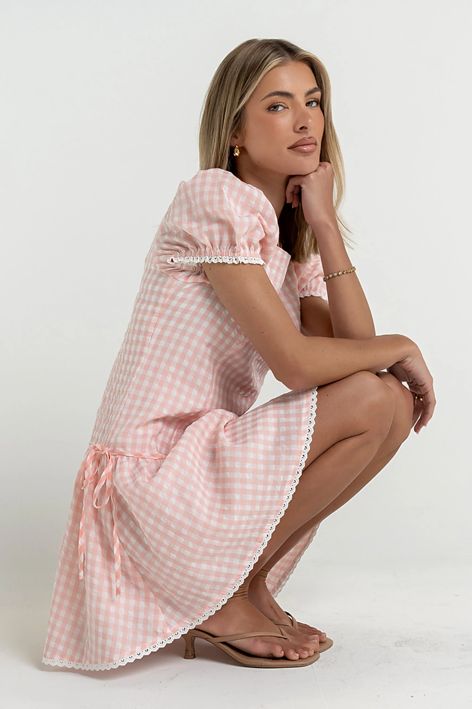 Chance Gingham Mini Dress - FINAL SALE sold by bohme