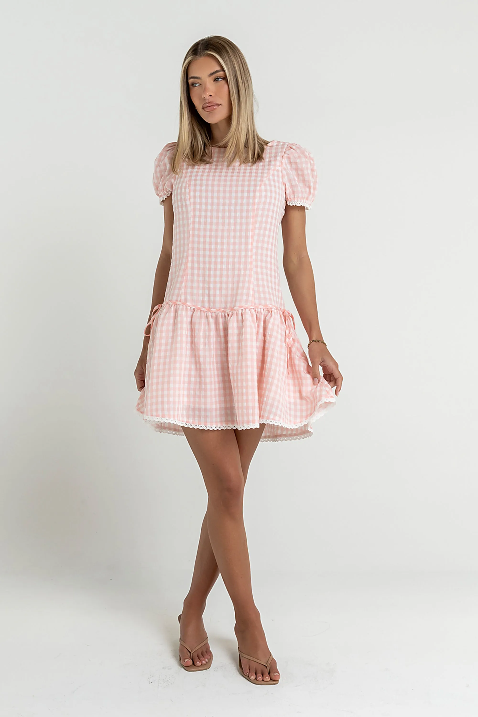 Chance Gingham Mini Dress - FINAL SALE sold by bohme product image thumbnail 4