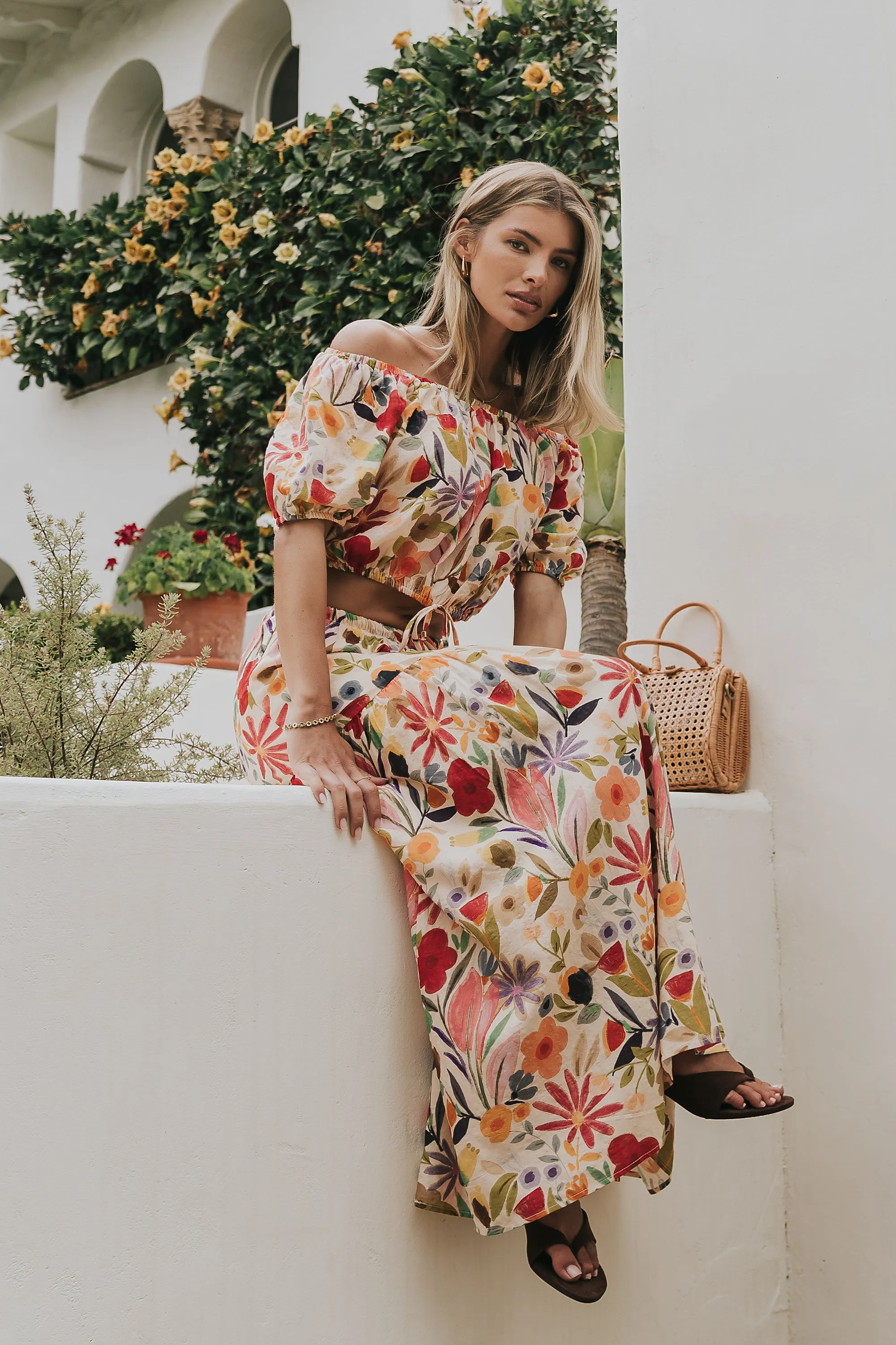 Clarise Floral Blouse sold by bohme