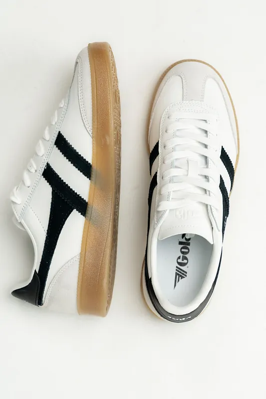 Gola Viper Leather Sneakers in White made by bohme