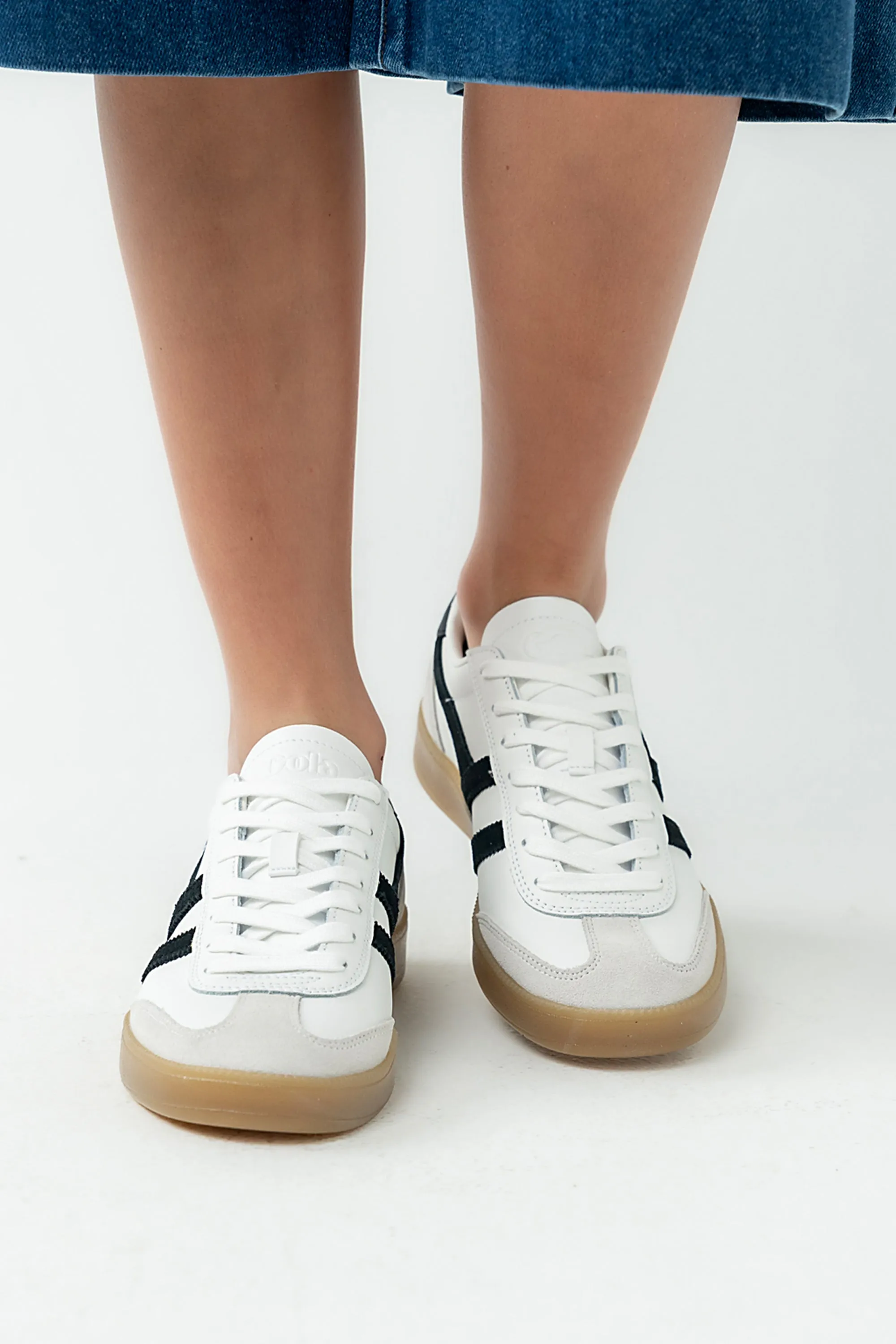Gola Viper Leather Sneakers in White sold by bohme product image thumbnail 2