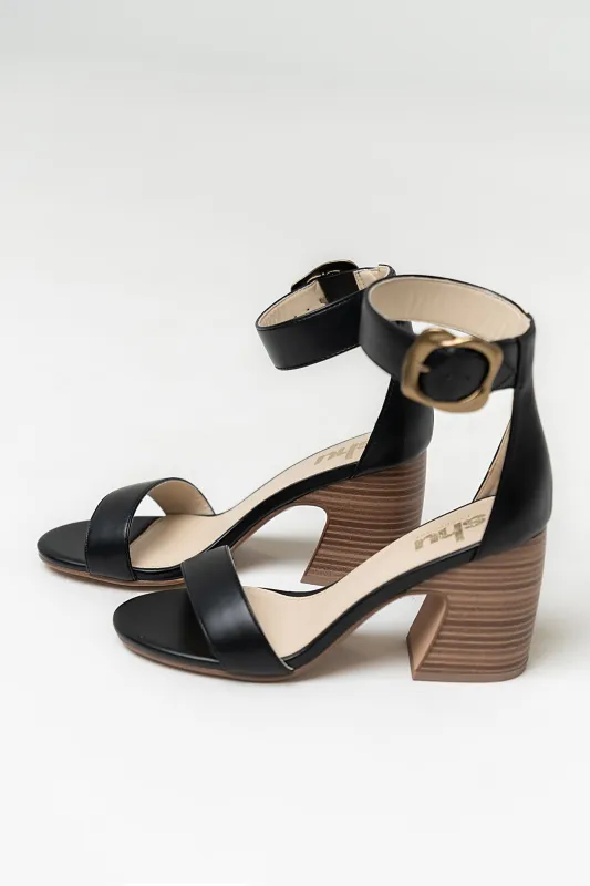 Eliya Block Heel in Black made by bohme
