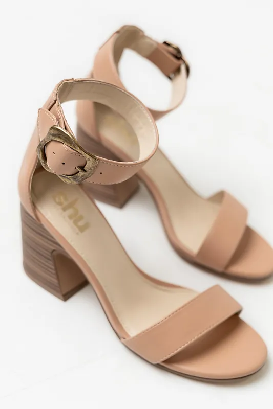 Eliya Block Heel in Nude made by bohme