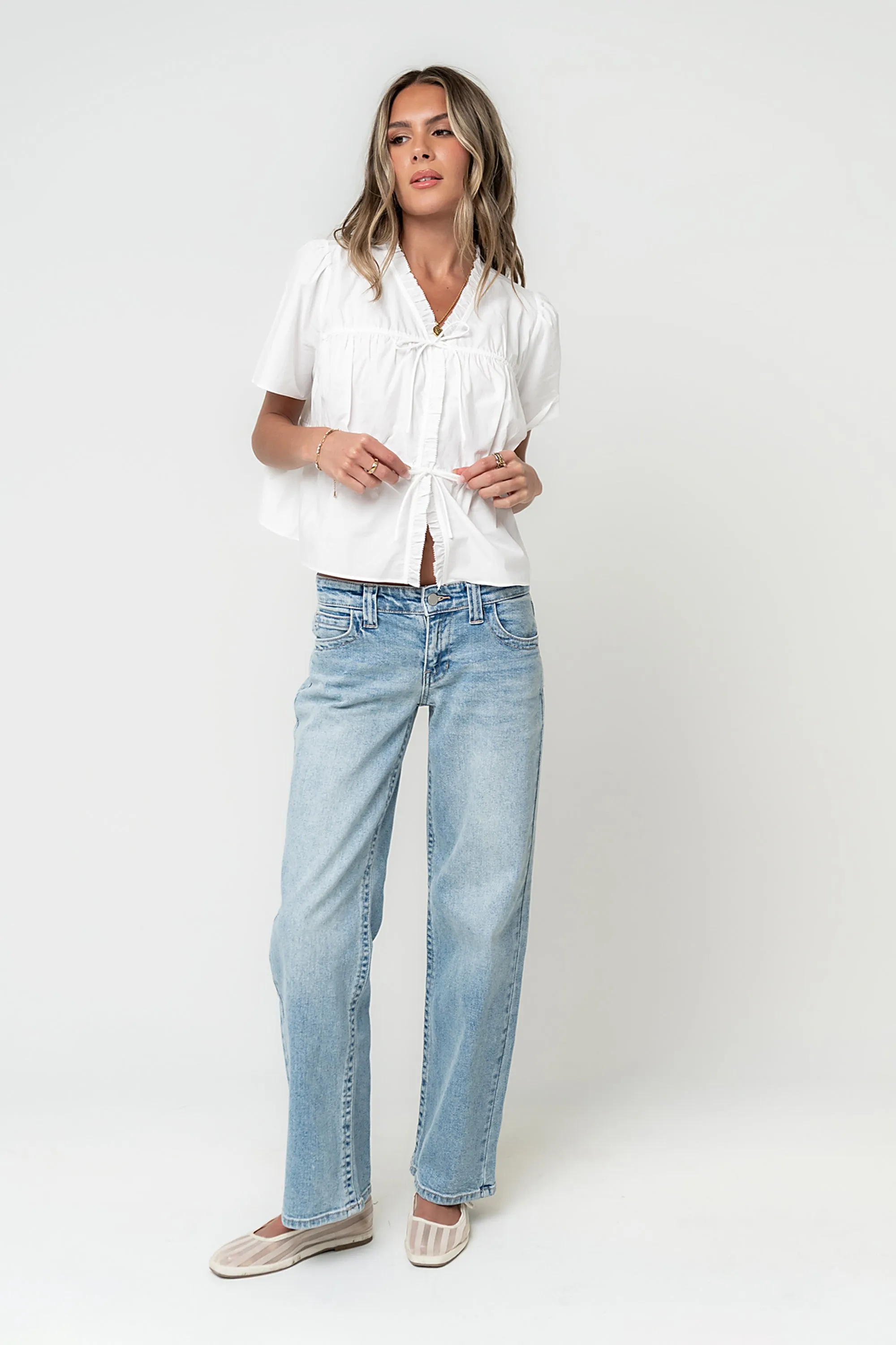 Nina Tie Blouse sold by bohme product image thumbnail 4