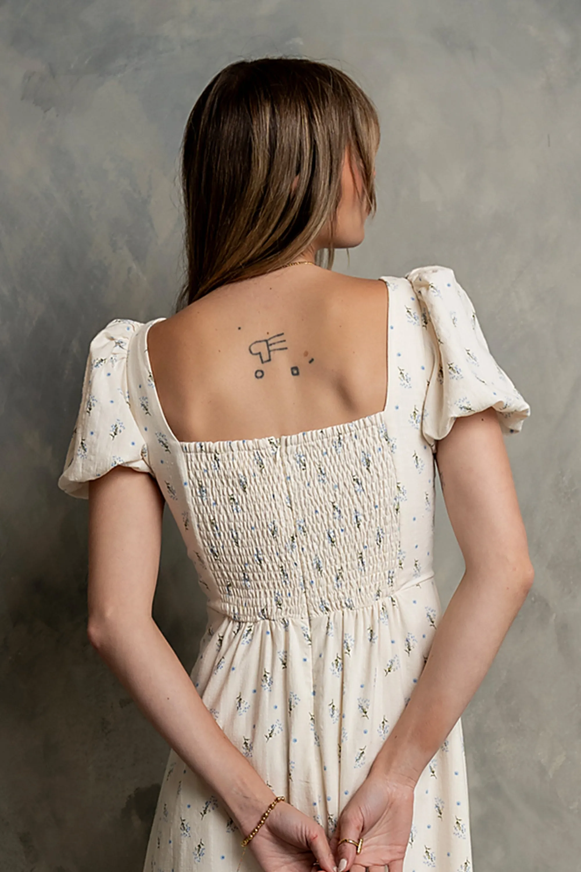 Clarissa Floral Maxi Dress sold by bohme product image thumbnail 5