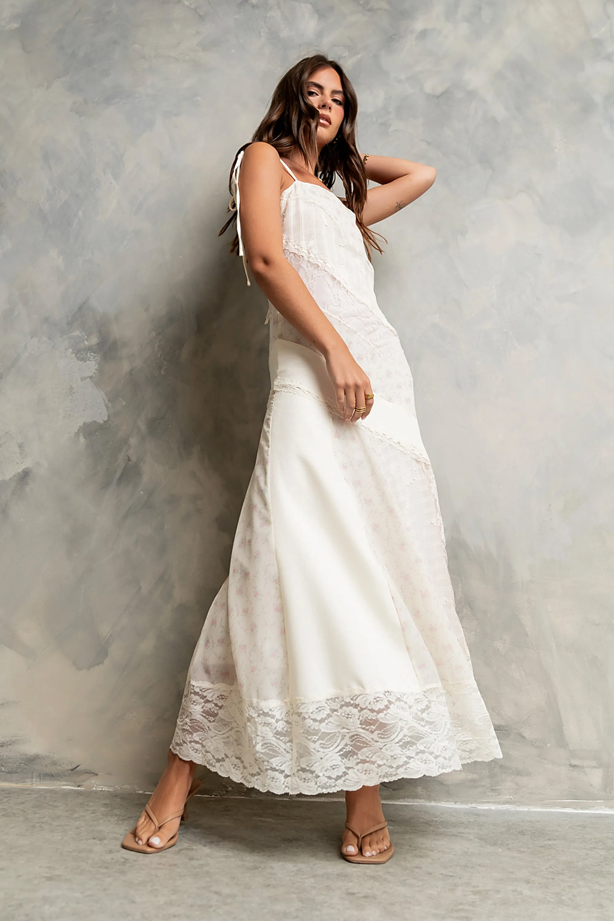 Jones Mixed Media Maxi Dress sold by bohme product image thumbnail 4