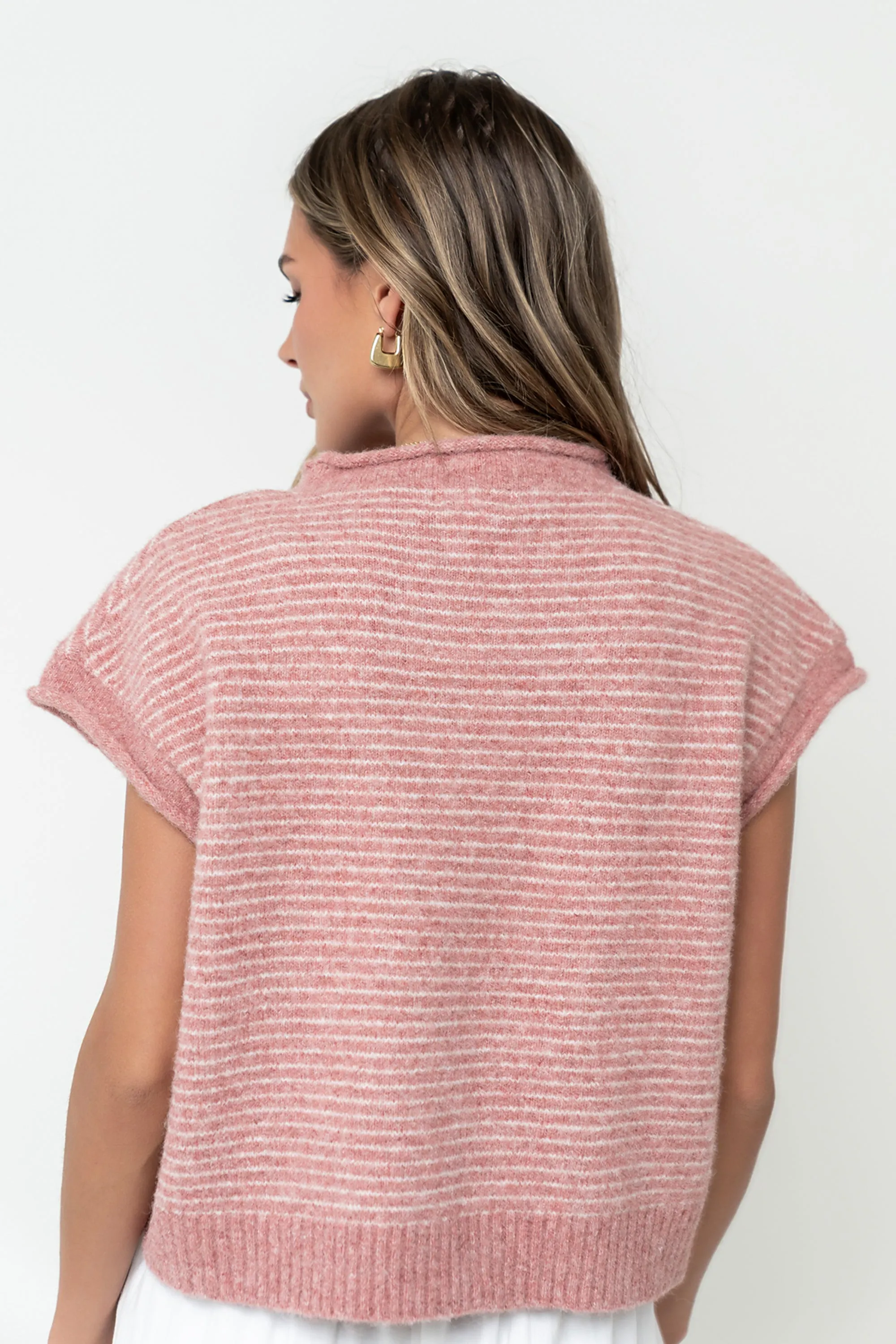 Percey Knit Cardigan in Pink sold by bohme product image thumbnail 3