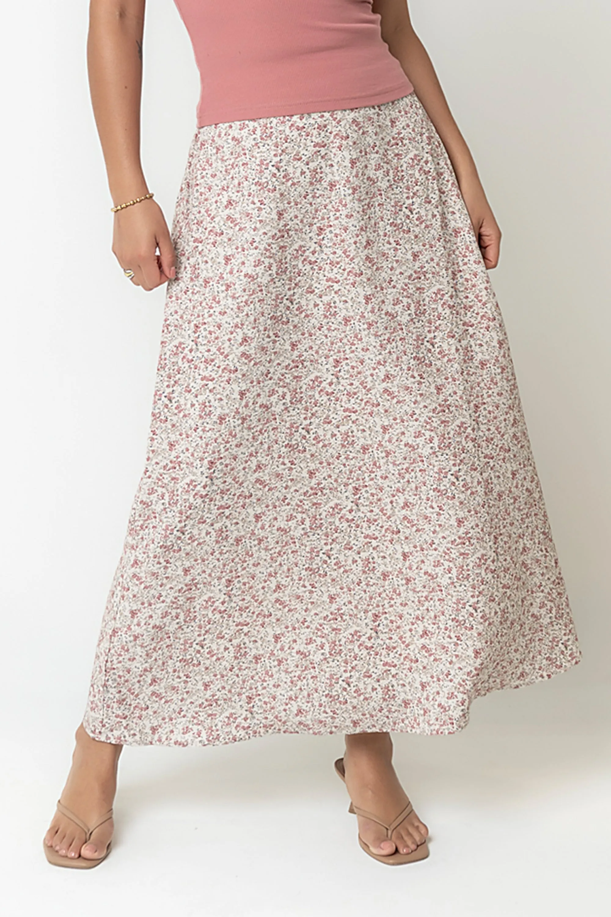 Averie Floral Maxi Skirt - FINAL SALE sold by bohme product image thumbnail 3