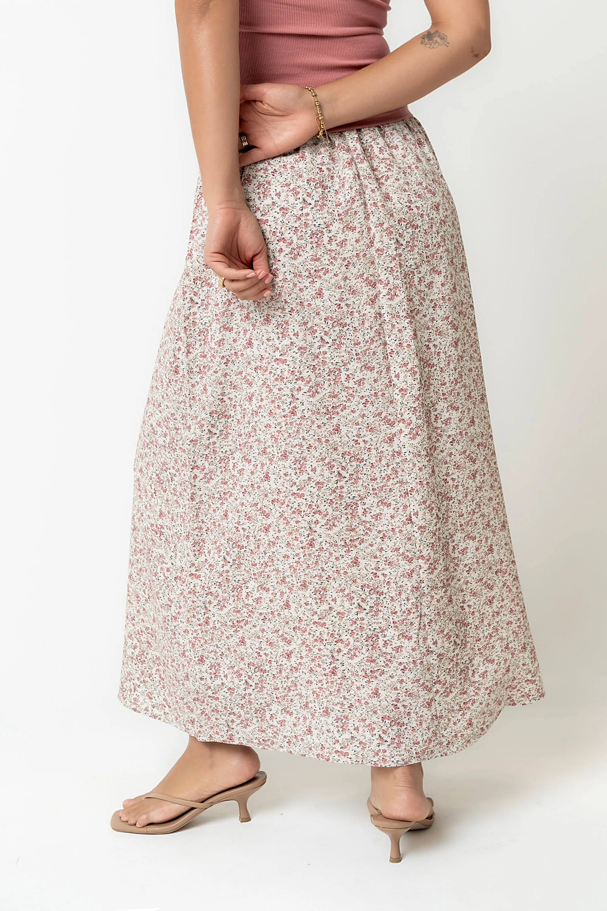 Averie Floral Maxi Skirt - FINAL SALE sold by bohme product image thumbnail 5