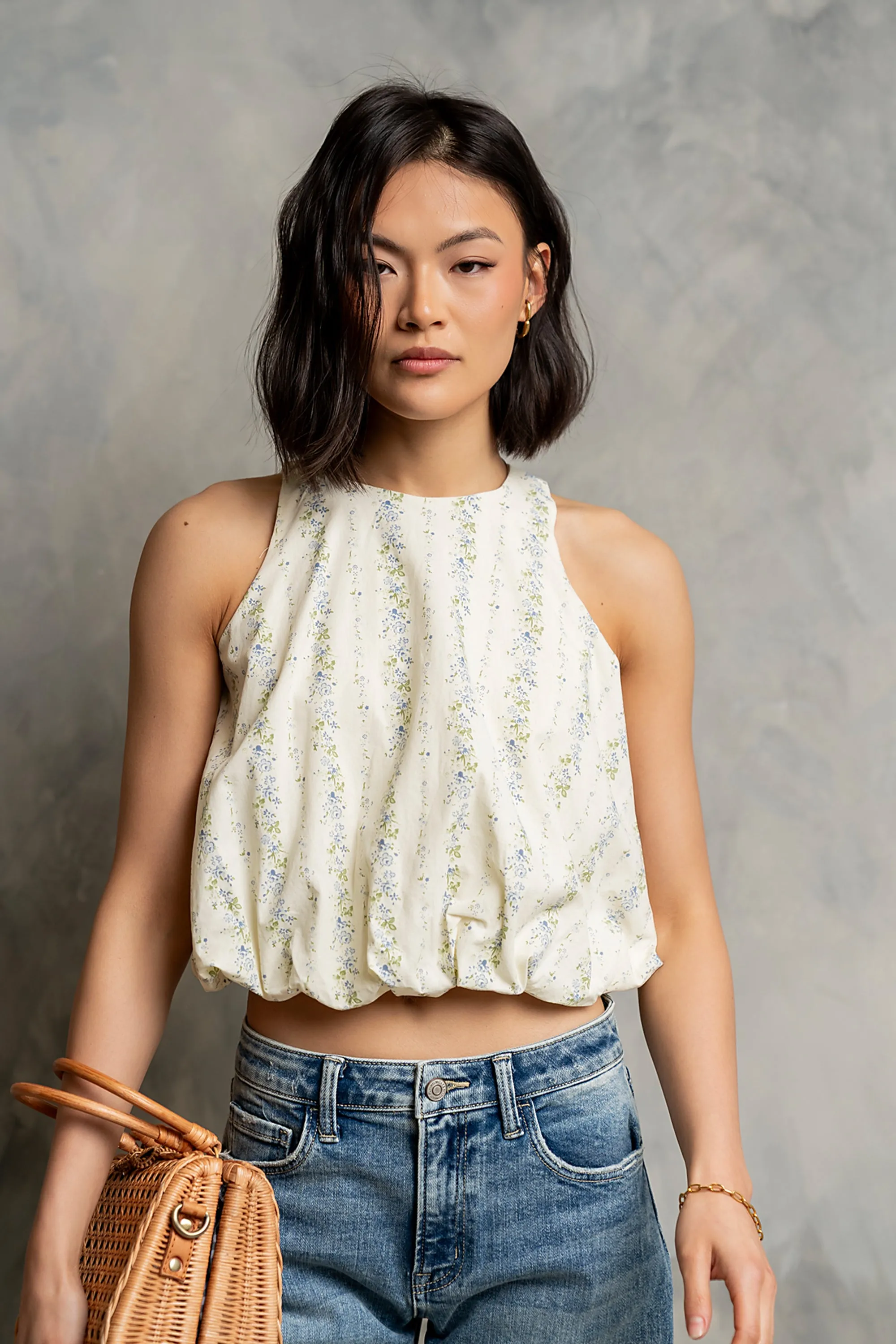 Lara Bubble Tank Top - FINAL SALE sold by bohme