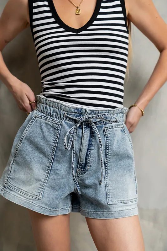 Vera Denim Shorts made by bohme