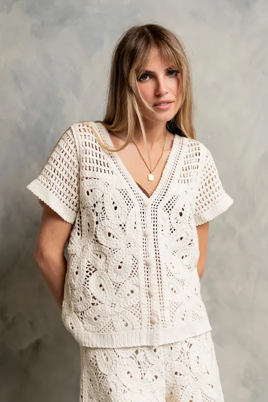 Kynnli Crochet Top made by bohme