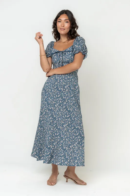 Carter Floral Midi Dress made by bohme