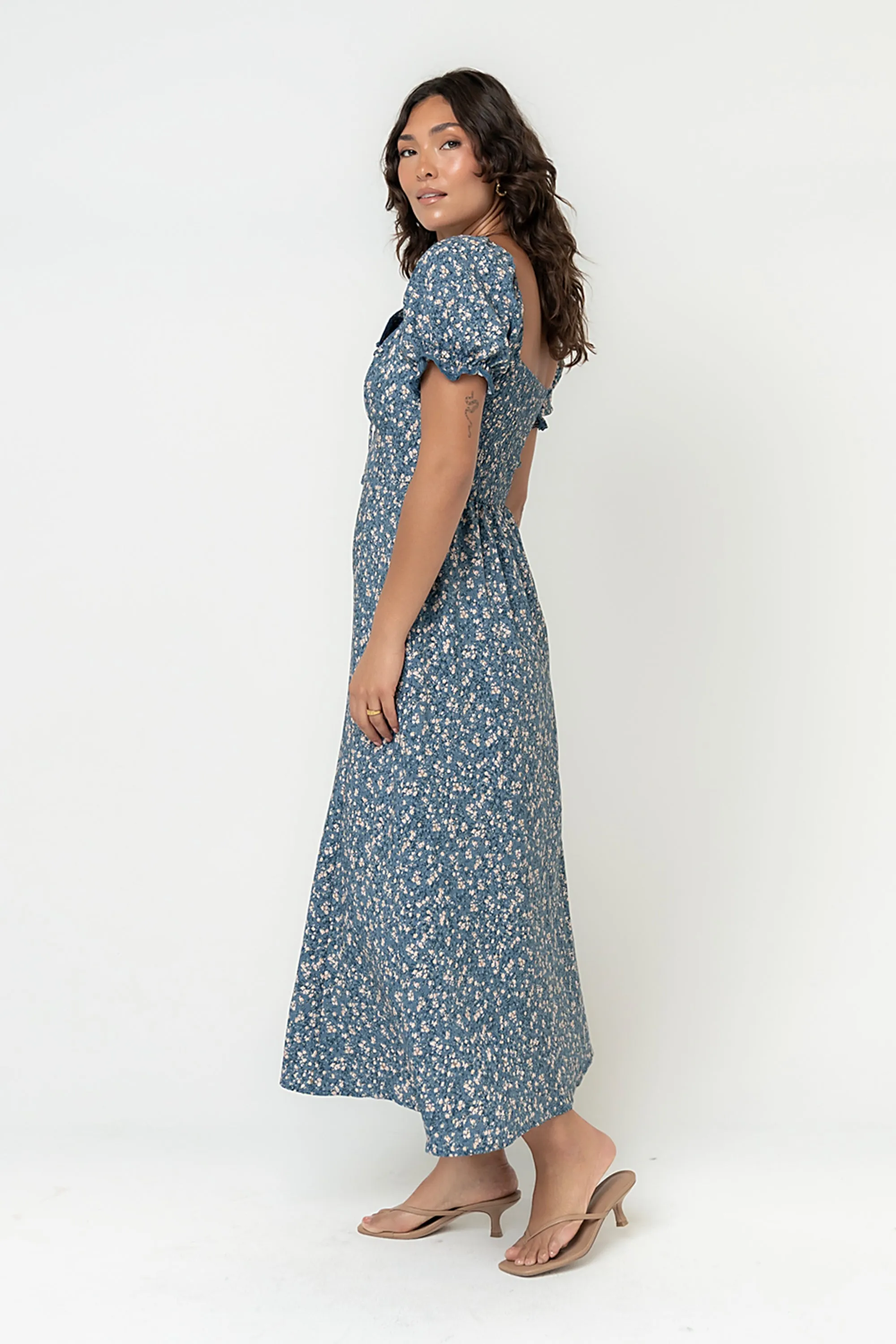 Carter Floral Midi Dress sold by bohme product image thumbnail 3