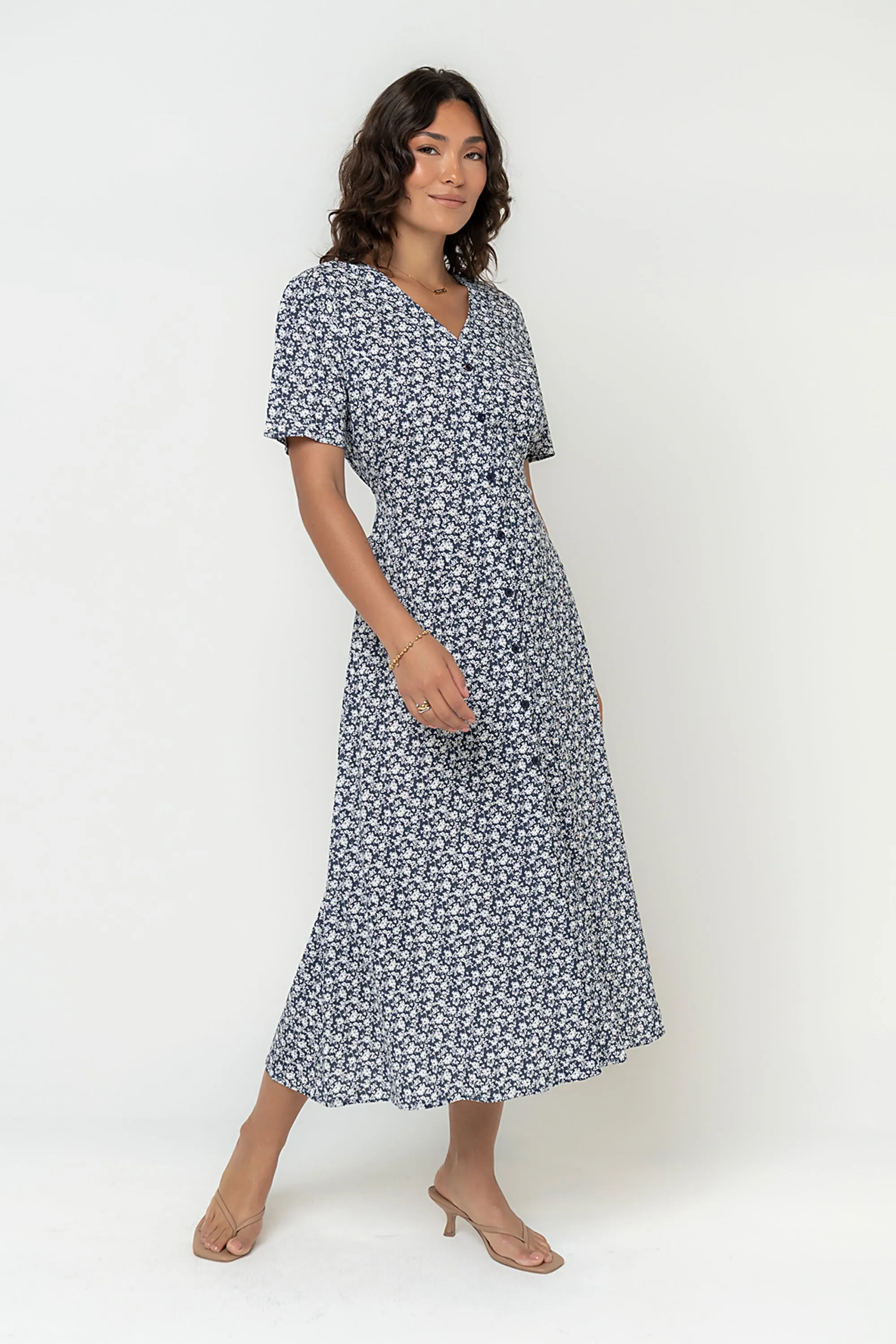 Lorie Maxi Dress in Blue sold by bohme product image thumbnail 2