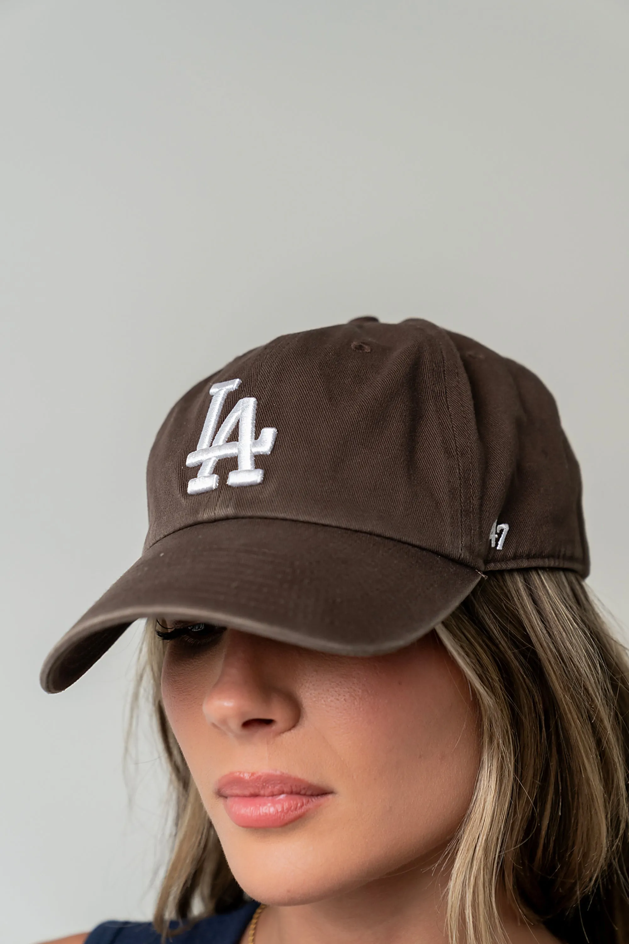 Los Angeles Dodgers Baseball Cap in Brown sold by bohme product image thumbnail 5