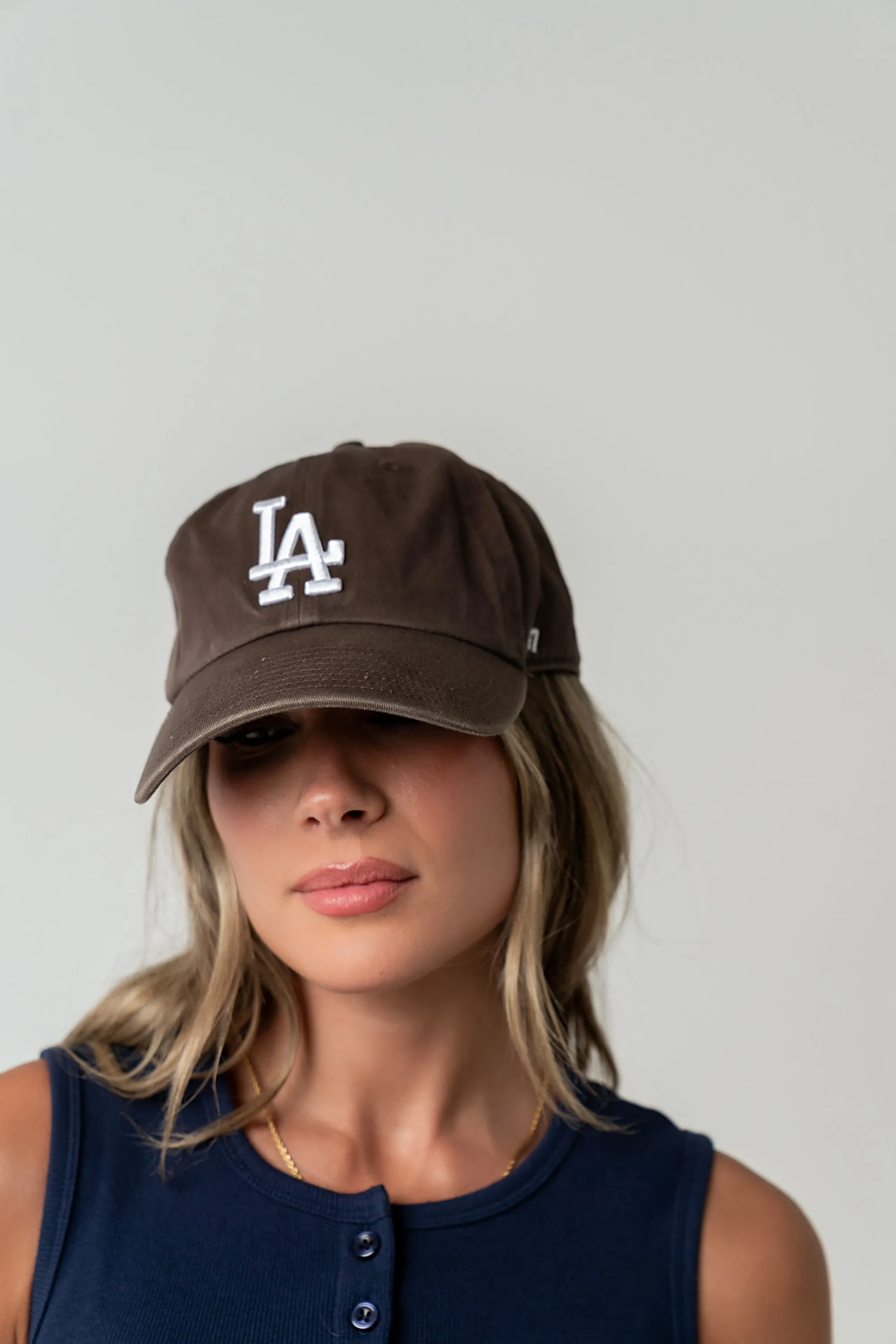 Los Angeles Dodgers Baseball Cap in Brown sold by bohme product image thumbnail 2