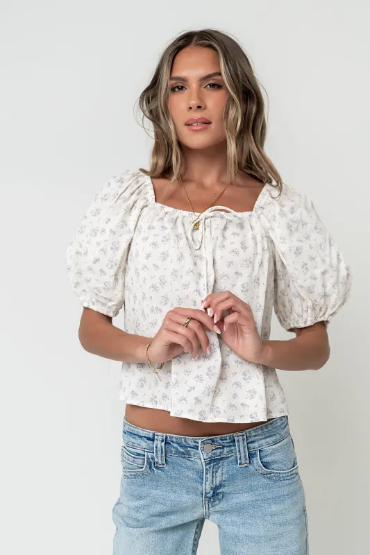 Mandy Floral Blouse made by bohme
