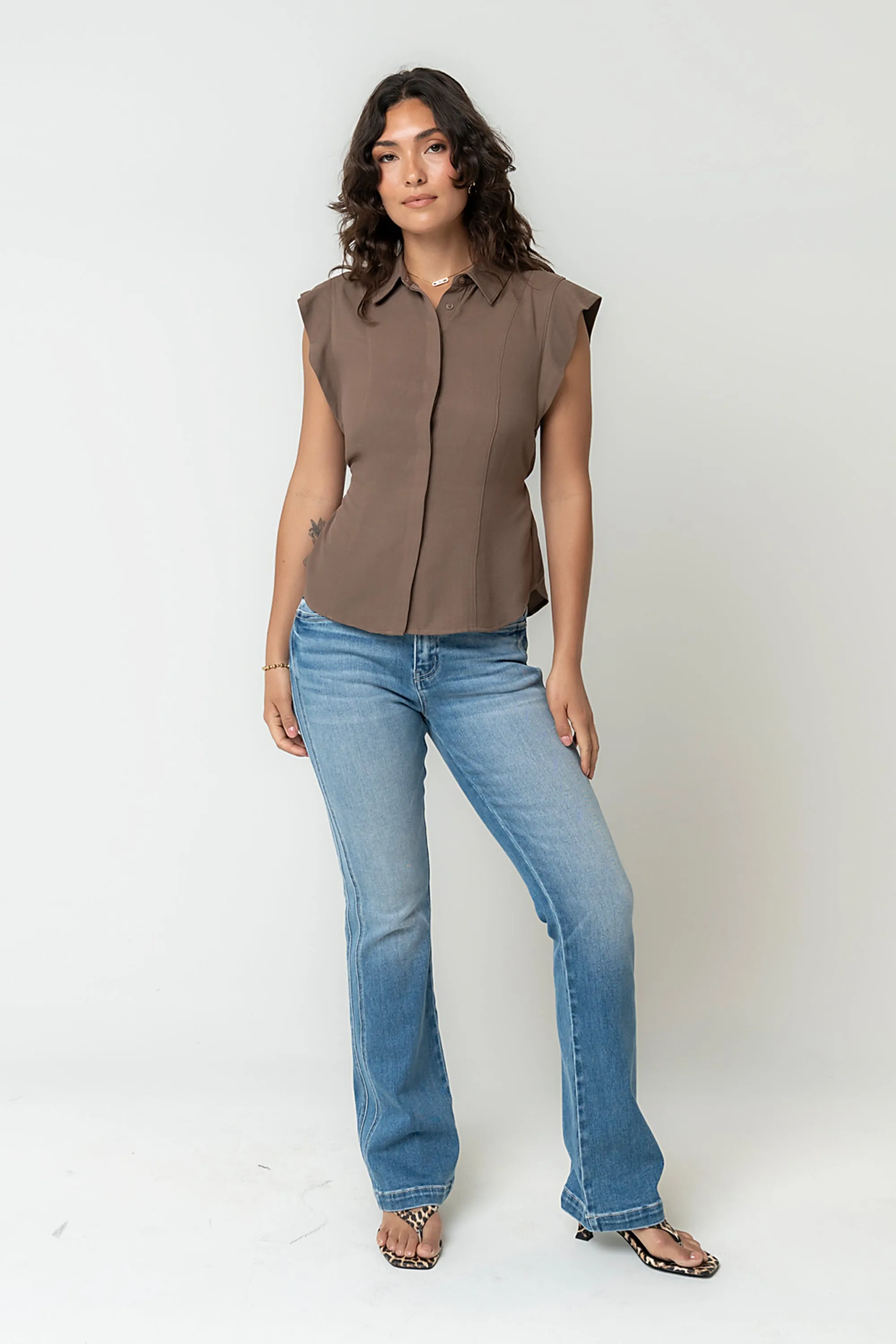 Pablo Button Up in Brown sold by bohme product image thumbnail 2