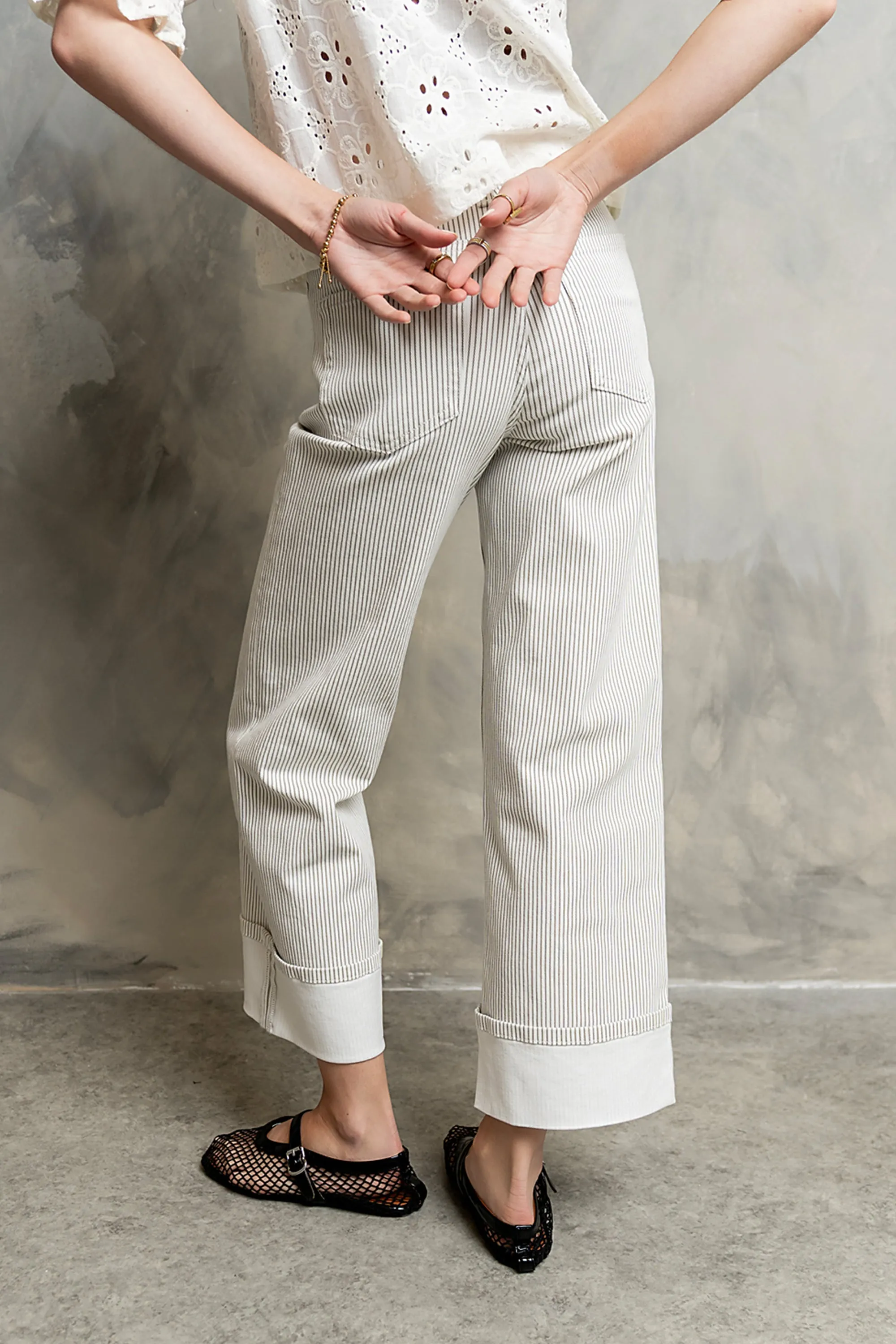 Camille Striped Wide Leg Pants sold by bohme product image thumbnail 3