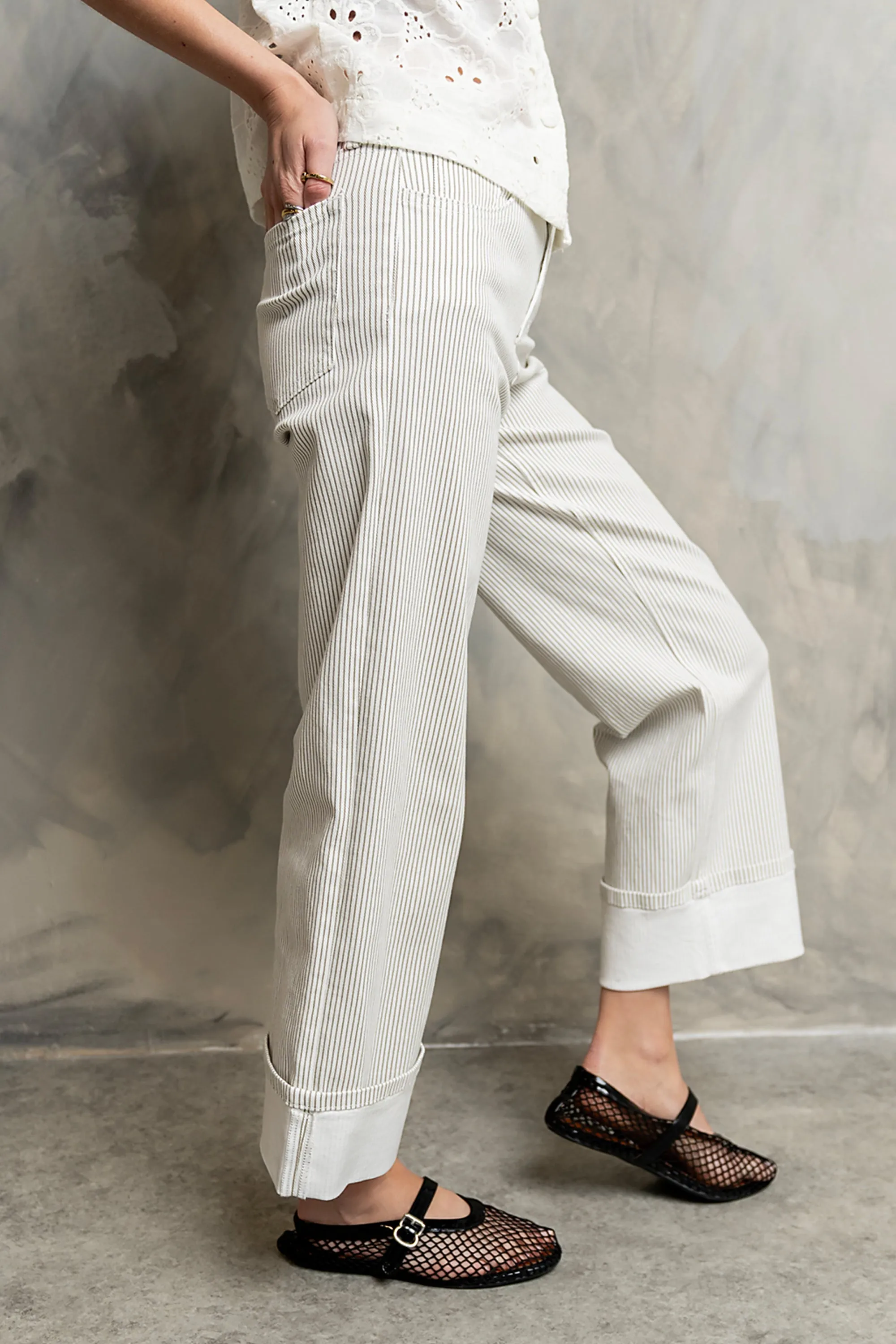 Camille Striped Wide Leg Pants sold by bohme product image thumbnail 5