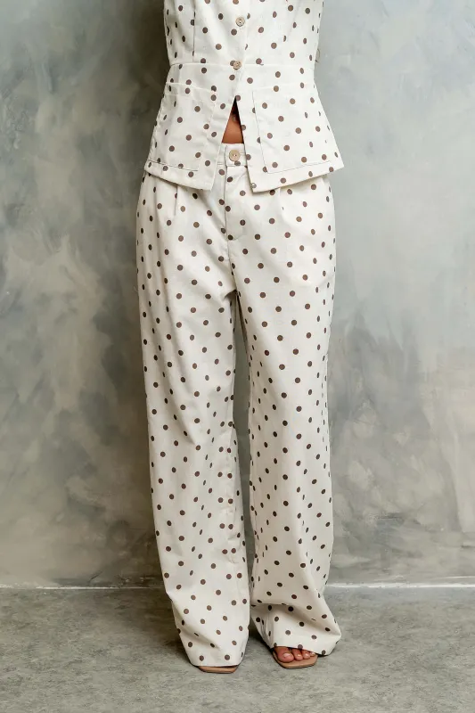 Natasha Polka Dot Trousers made by bohme