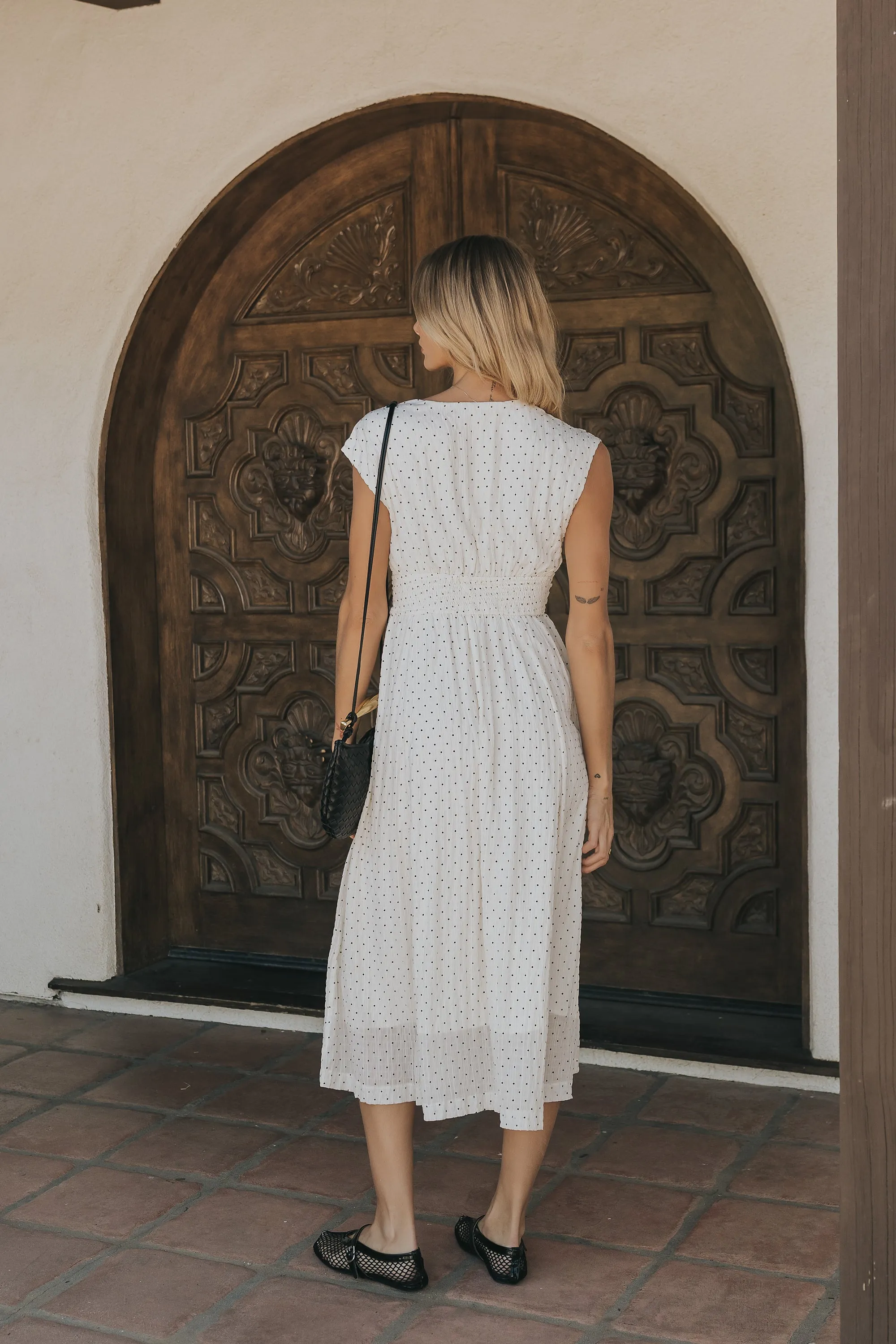 Kellie Polka Dot Maxi Dress sold by bohme product image thumbnail 5
