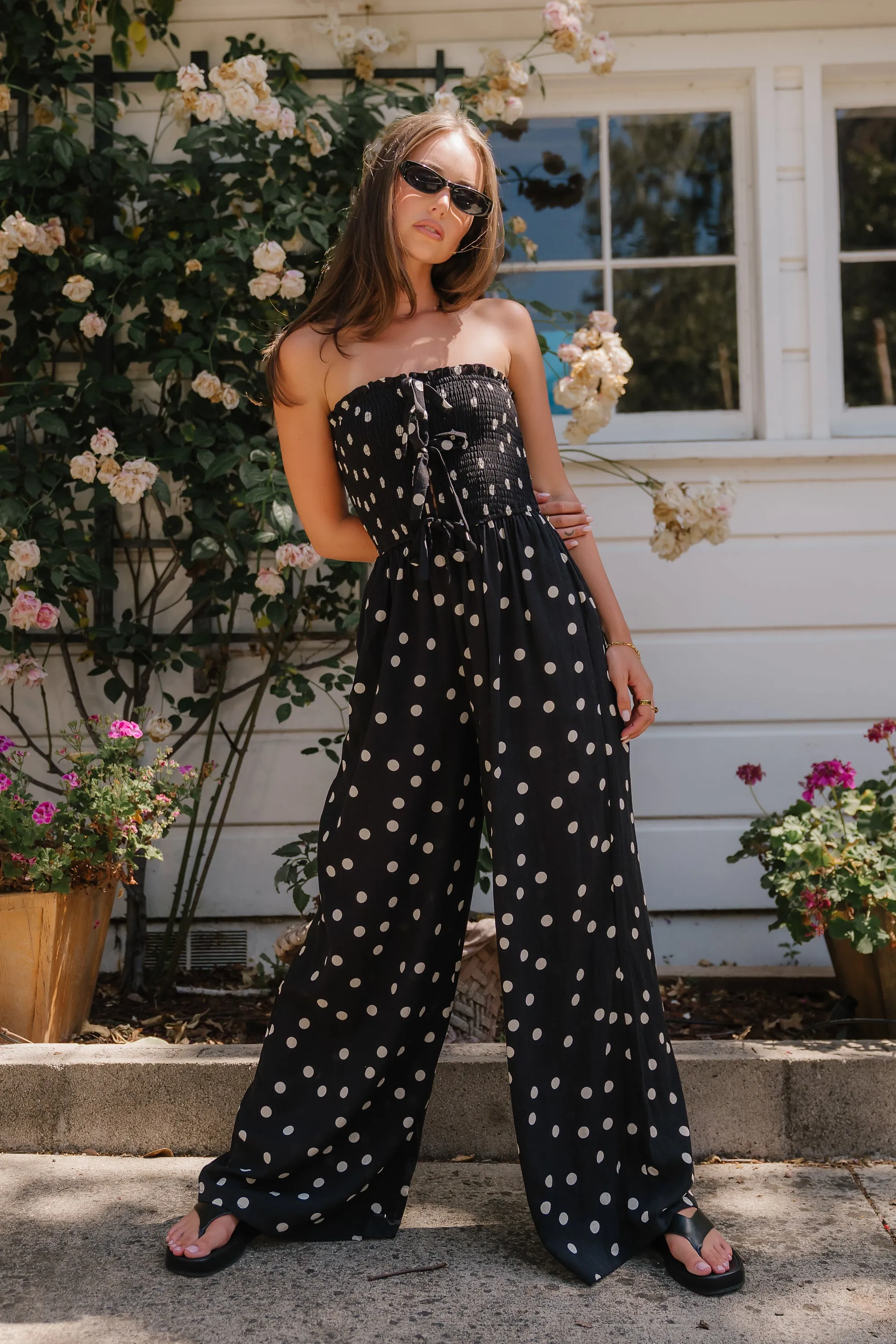 Alessia Polka Dot Jumpsuit sold by bohme product image thumbnail 3