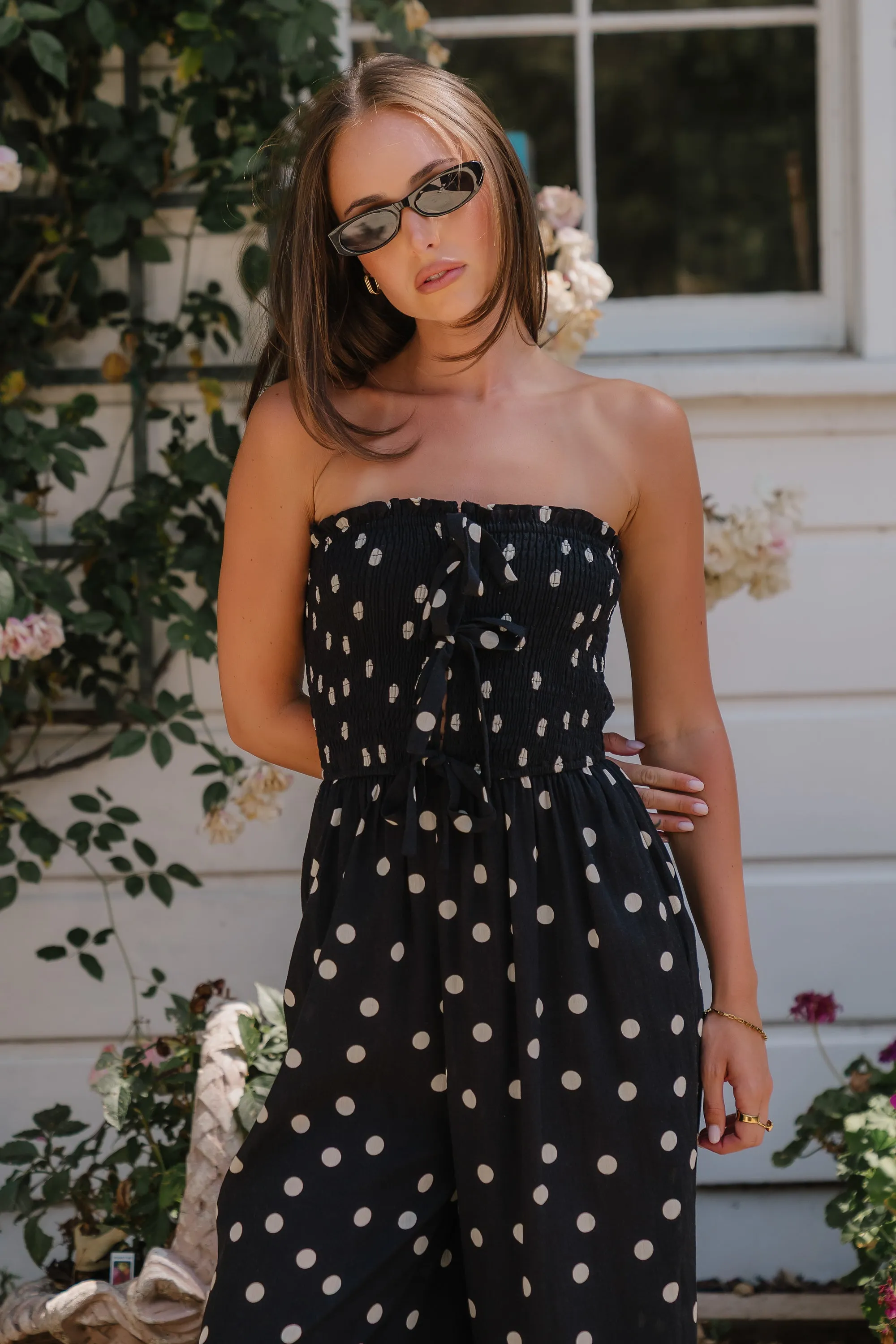 Alessia Polka Dot Jumpsuit sold by bohme product image thumbnail 2