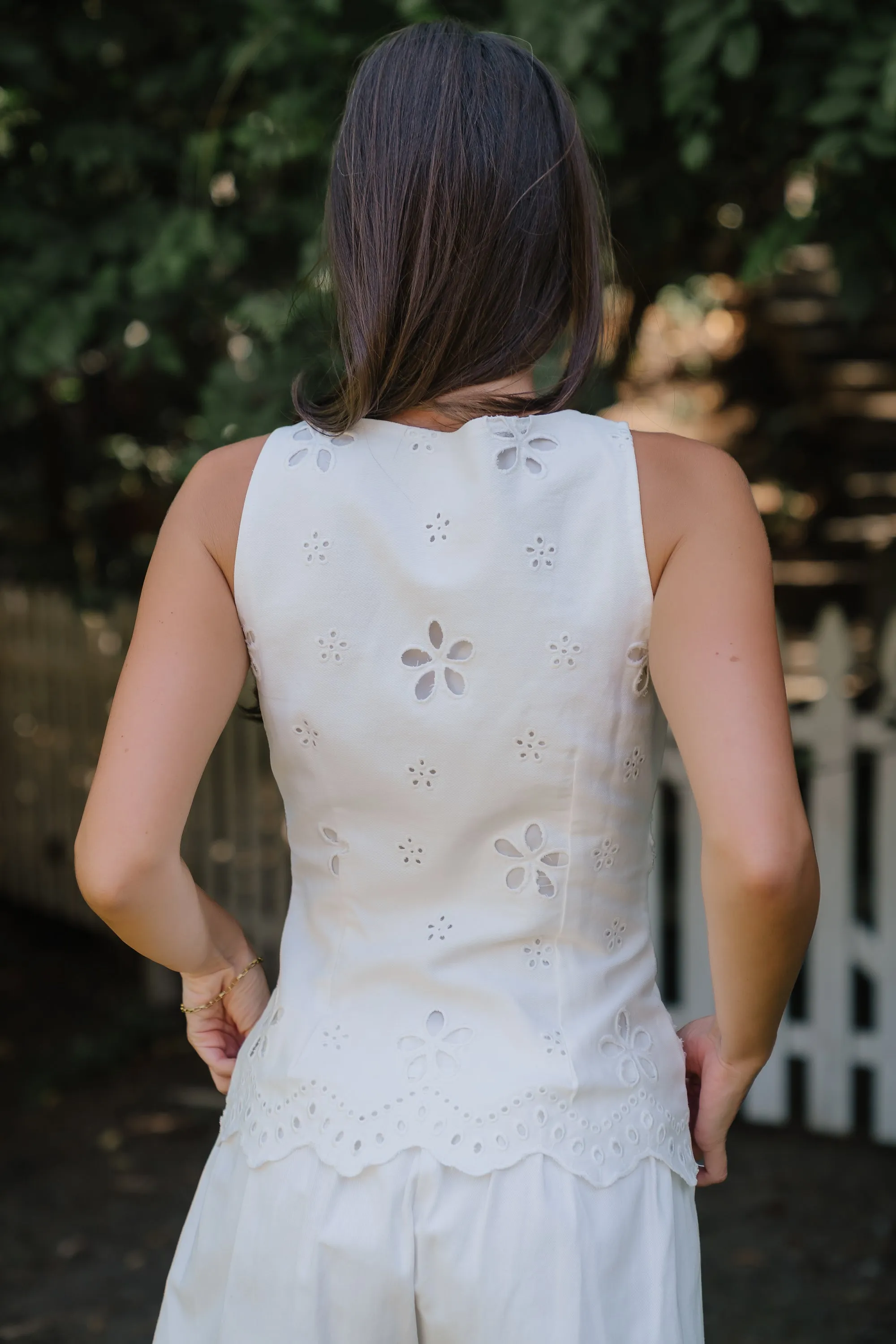 Gage Embroidered Vest sold by bohme product image thumbnail 2