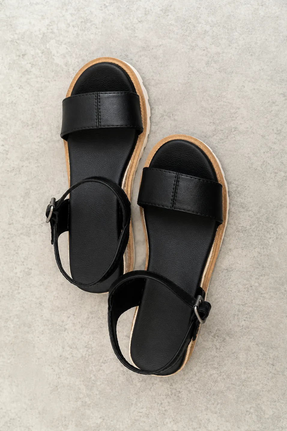 Ophidia Wedge Sandal in Black sold by bohme product image thumbnail 2