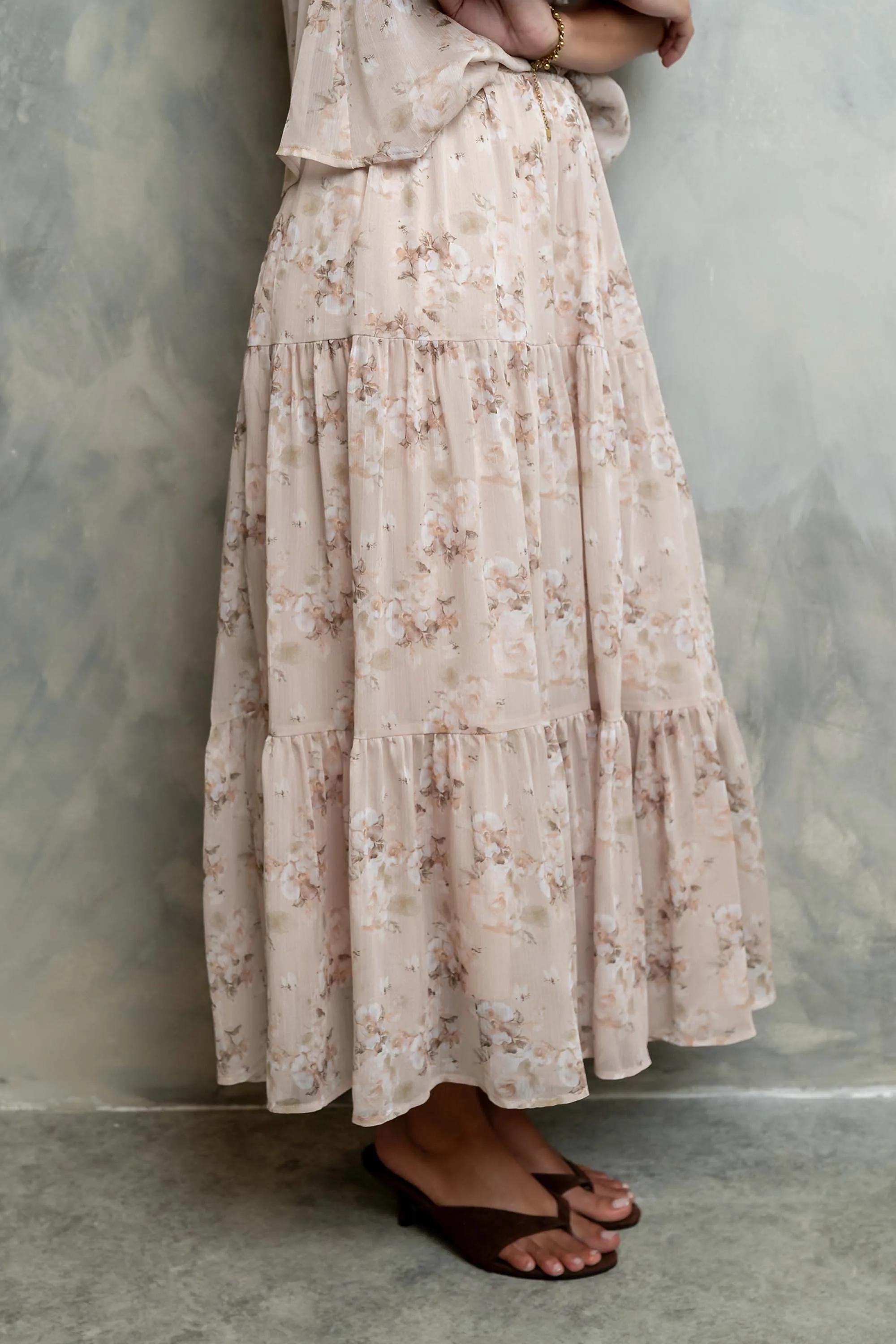 Jelene Floral Maxi Skirt sold by bohme product image thumbnail 4