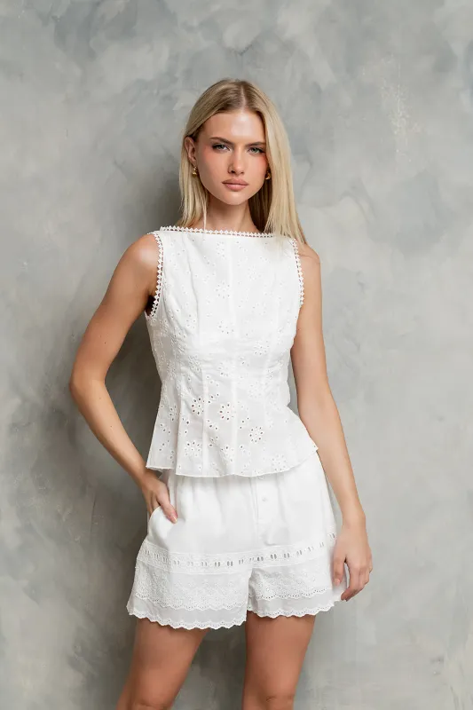 Kendra Embroidered Top made by bohme