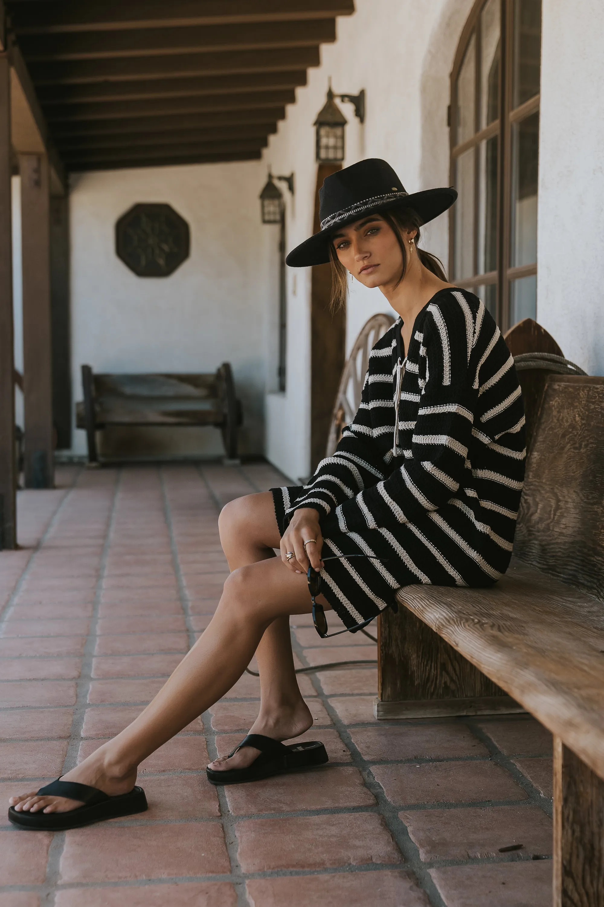 Miya Striped Sweater Dress sold by bohme product image thumbnail 2