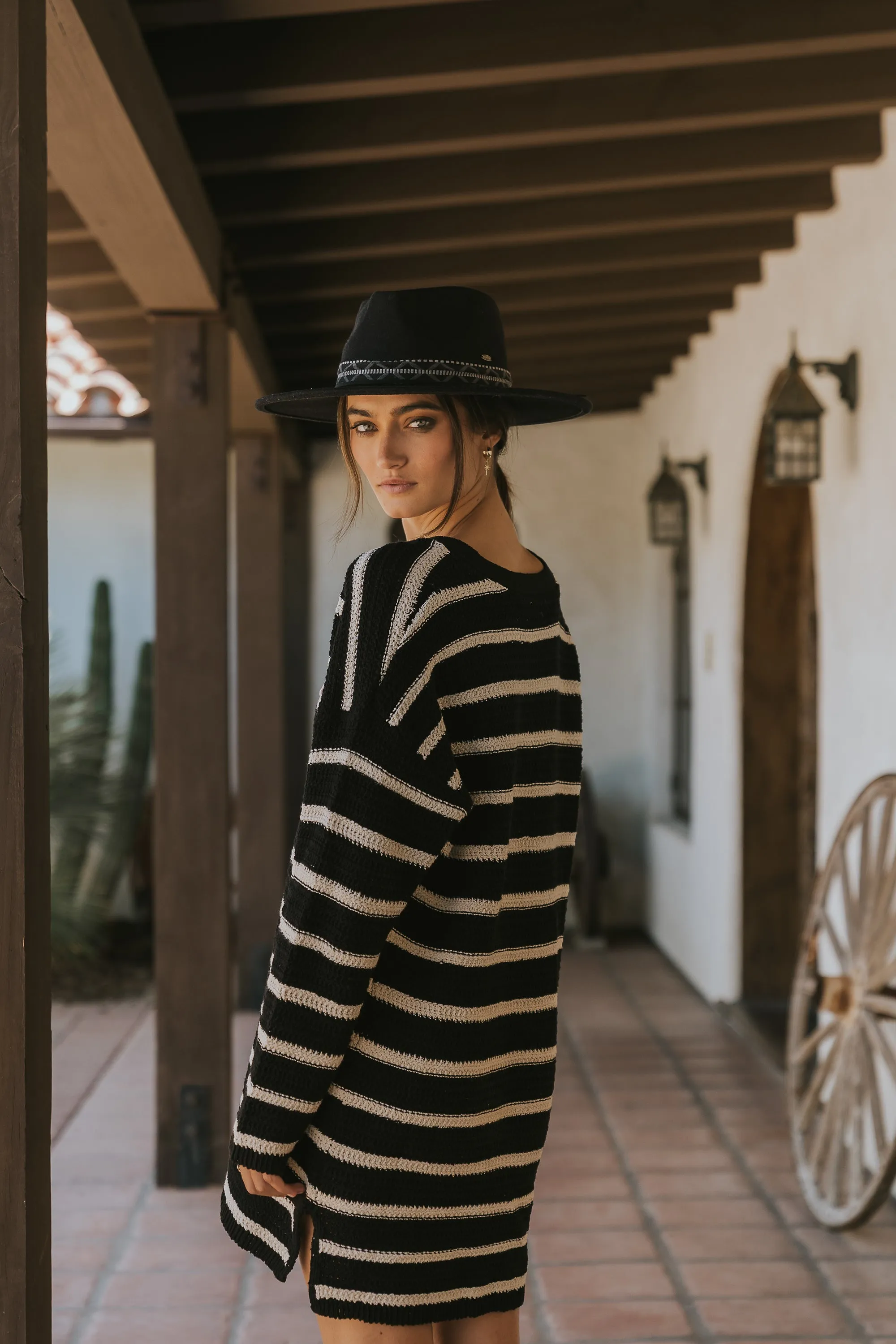 Miya Striped Sweater Dress sold by bohme product image thumbnail 5