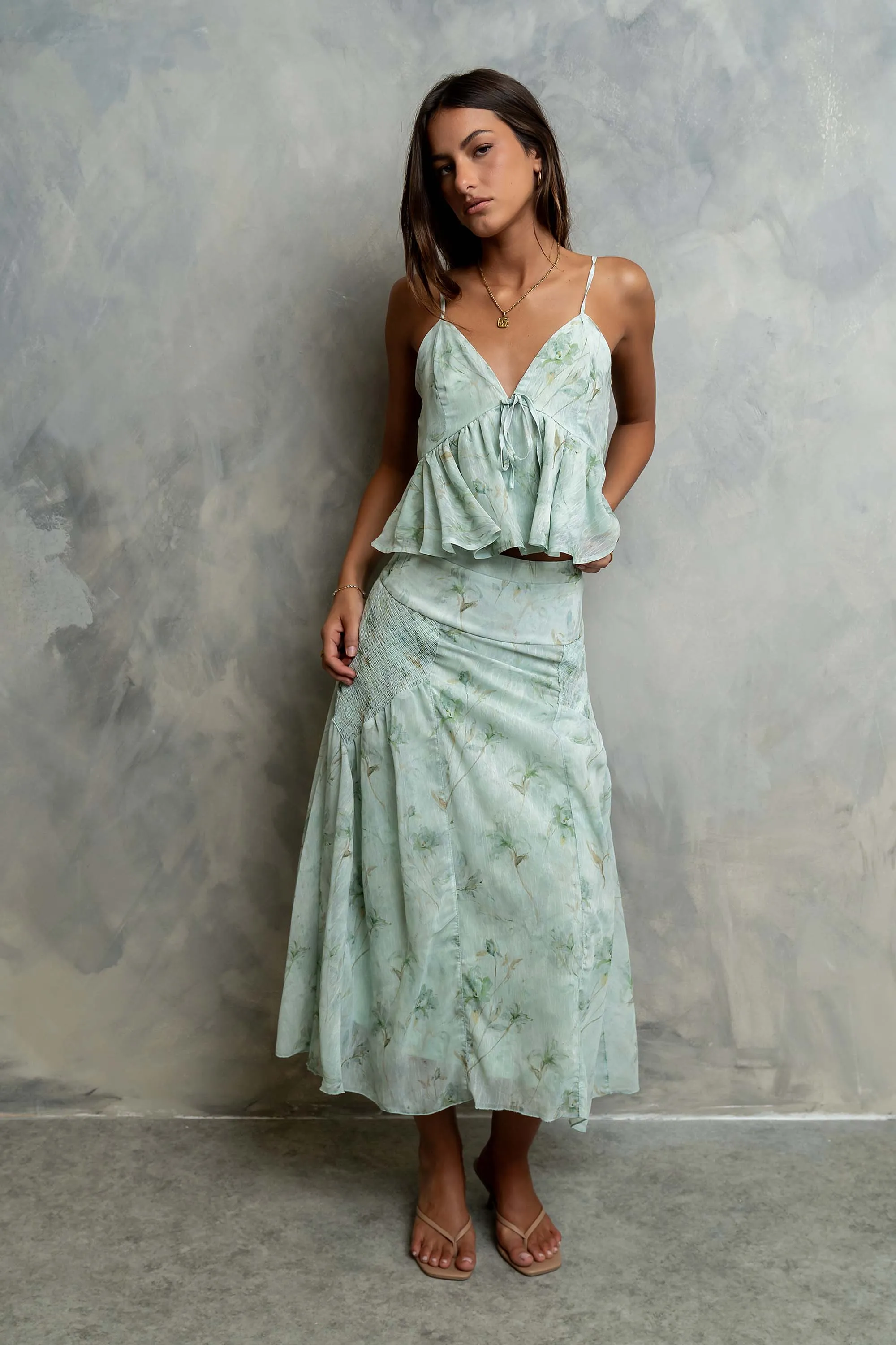 Elisa Floral Tank Top sold by bohme product image thumbnail 5