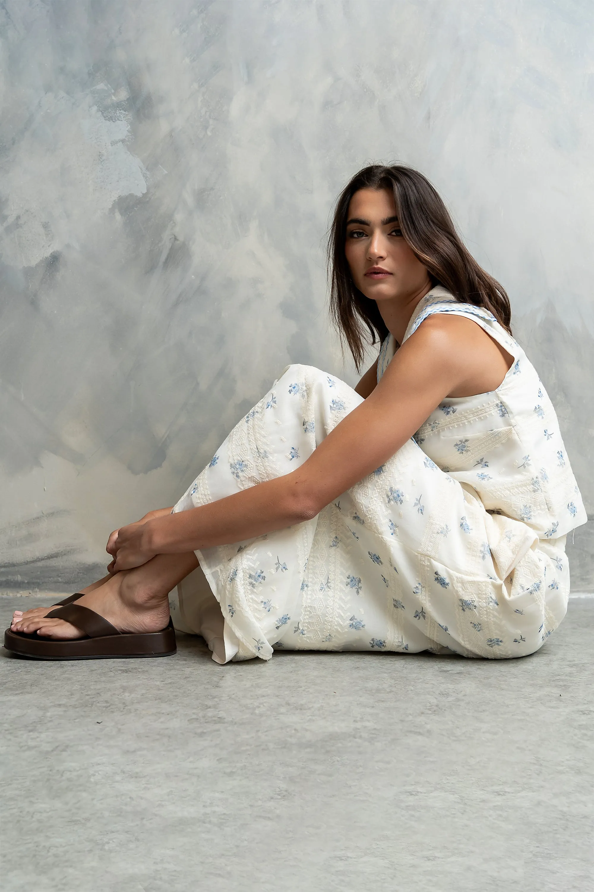 Andrina Floral Maxi Skirt sold by bohme product image thumbnail 4